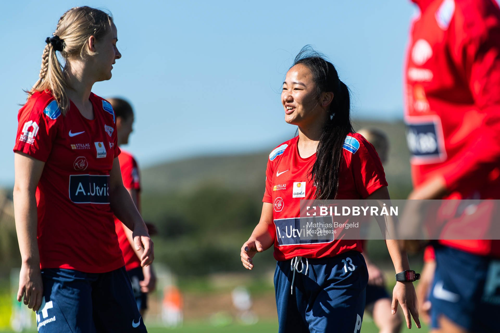 Maria Sørenes of Avaldsnes during a training session at the Toppserien pre-season camp on February 24, 2020 in La Manga.