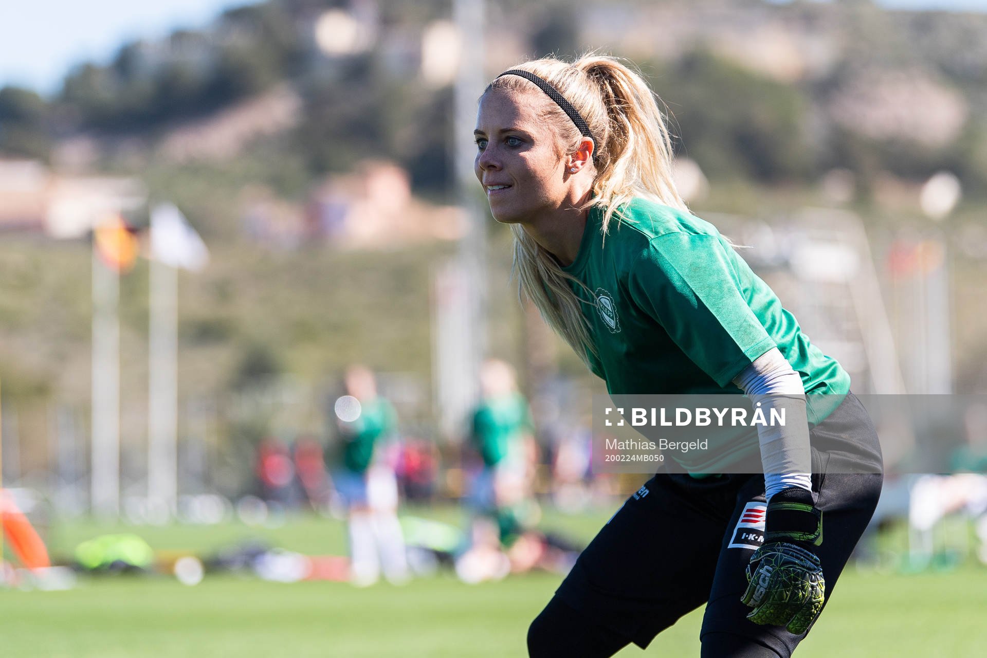 Goalkeeper Adelaide Anne Gay of Klepp