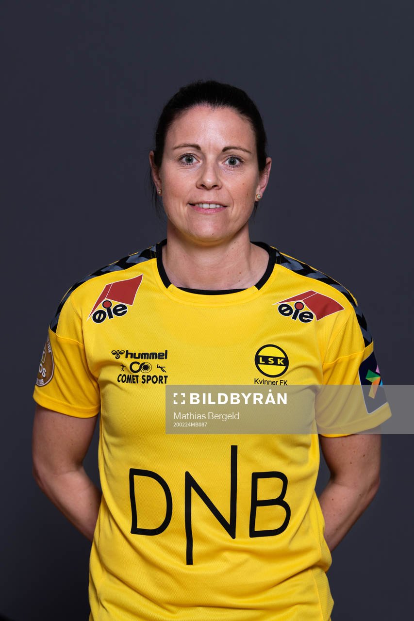 Isabell Bachor of LSK Kvinner poses for a portrait on February 24, 2020 in La Manga.