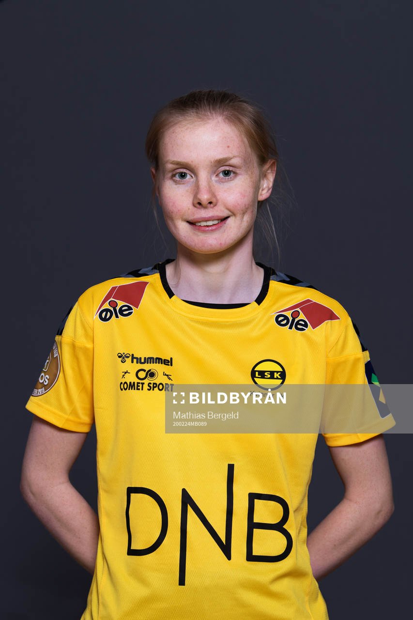 Malin Brenn of LSK Kvinner poses for a portrait