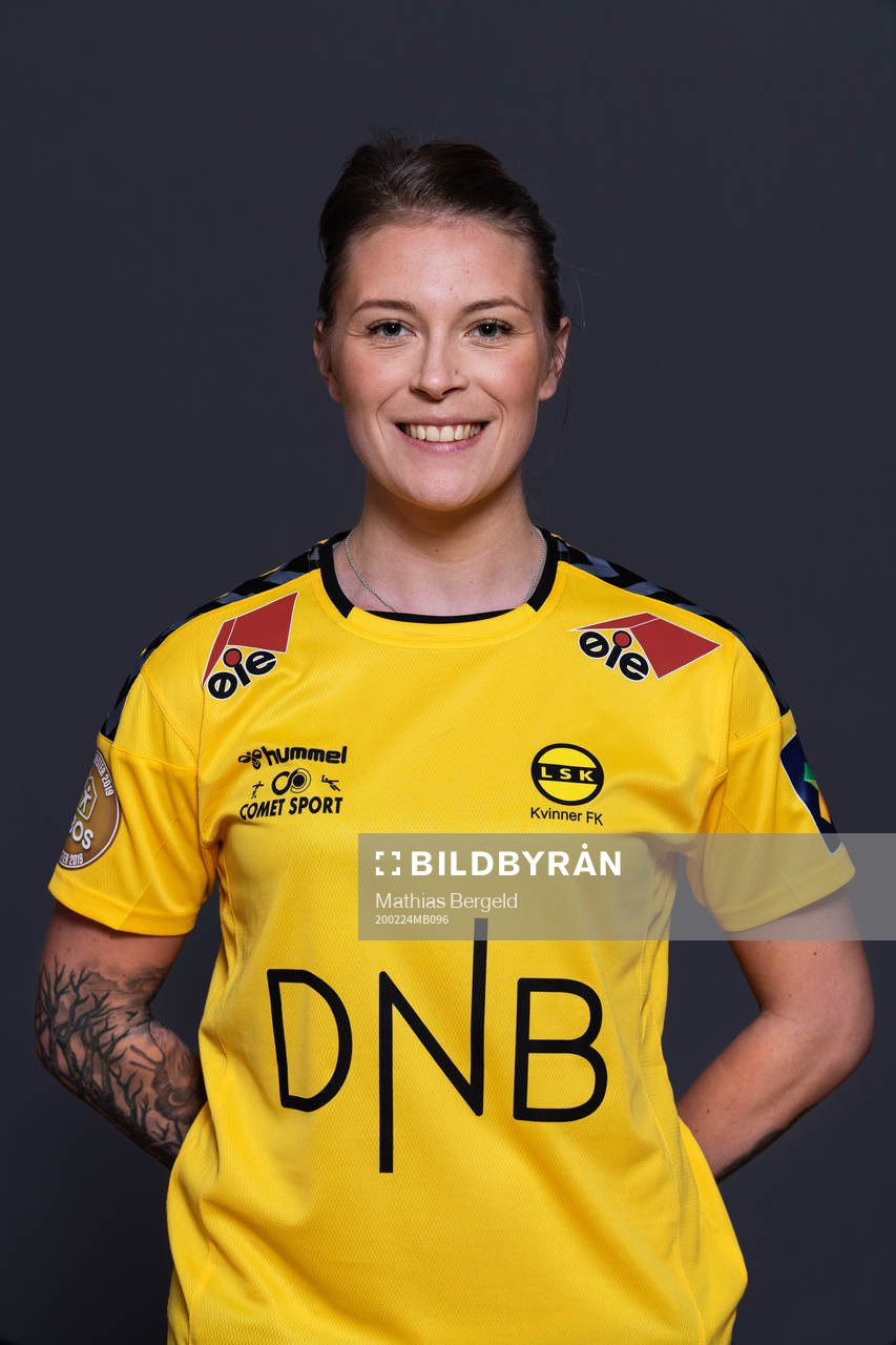 Mimmi Matilda Löfwenius Veum of LSK Kvinner poses for a