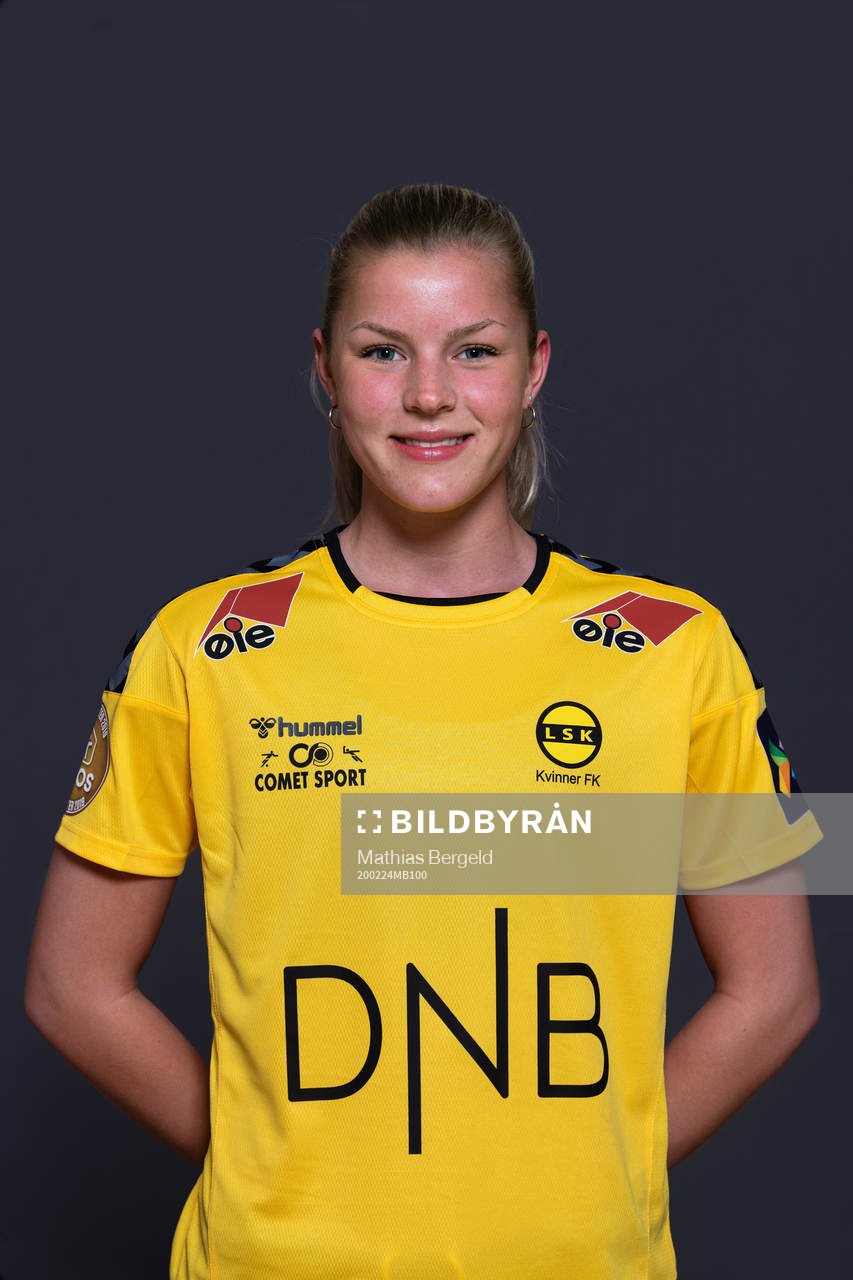 Nora Marie Egenes of LSK Kvinner poses for a portrait