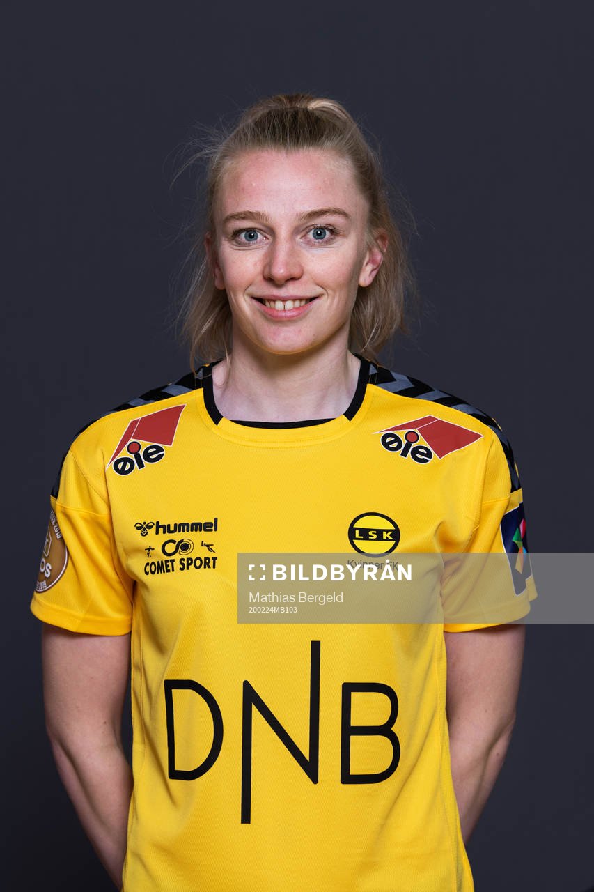 Ina Gausdal of LSK Kvinner poses for a portrait