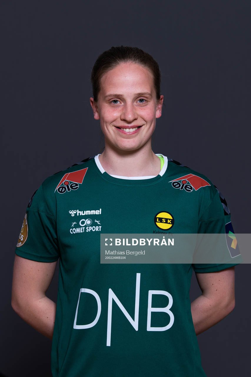 Goalkeeper Ida Norstrøm of LSK Kvinner poses for a portrait