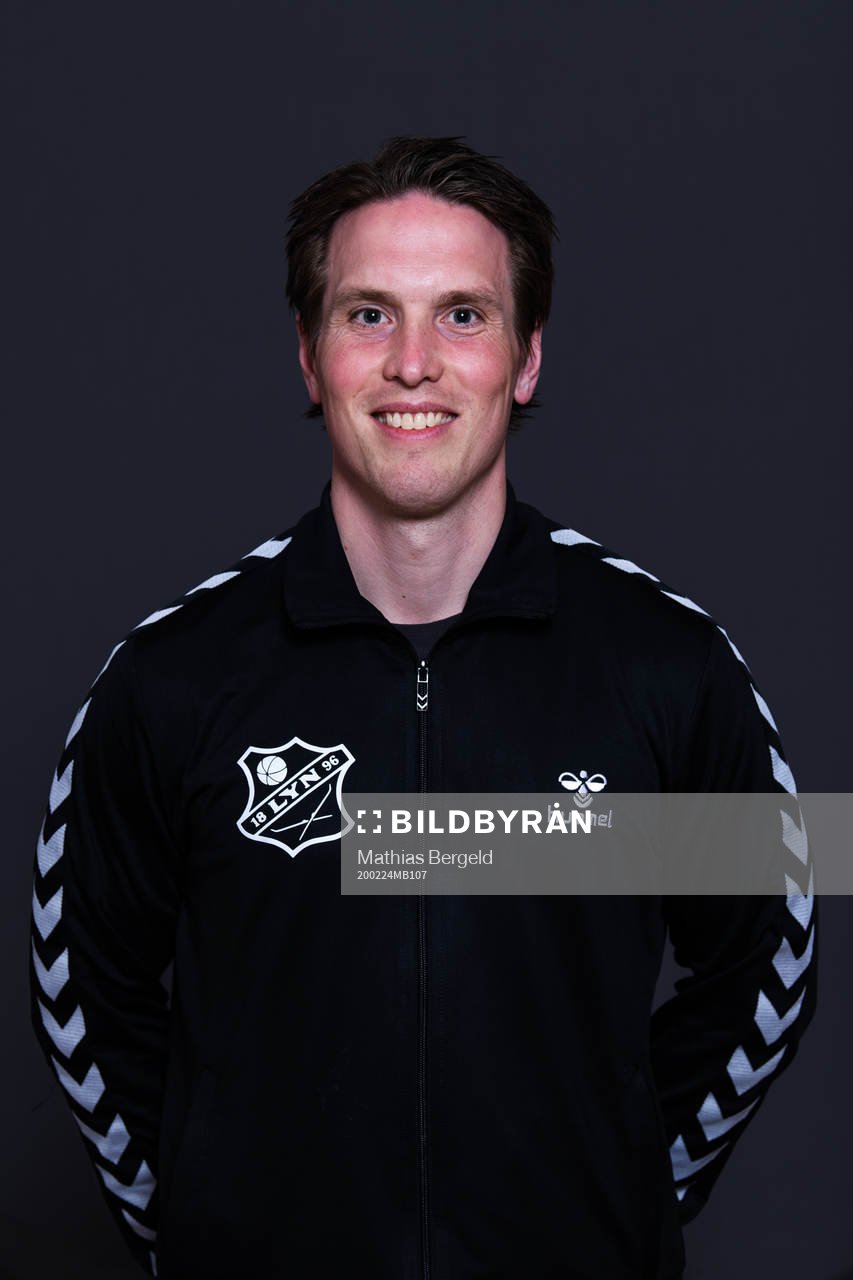 Ole Johan Aas, head coach of Lyn, poses for a portrait