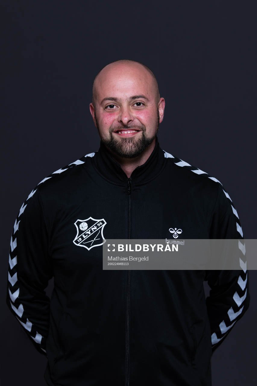 Joaquin DeDominicic, goalkeeper coach of Lyn, poses for a