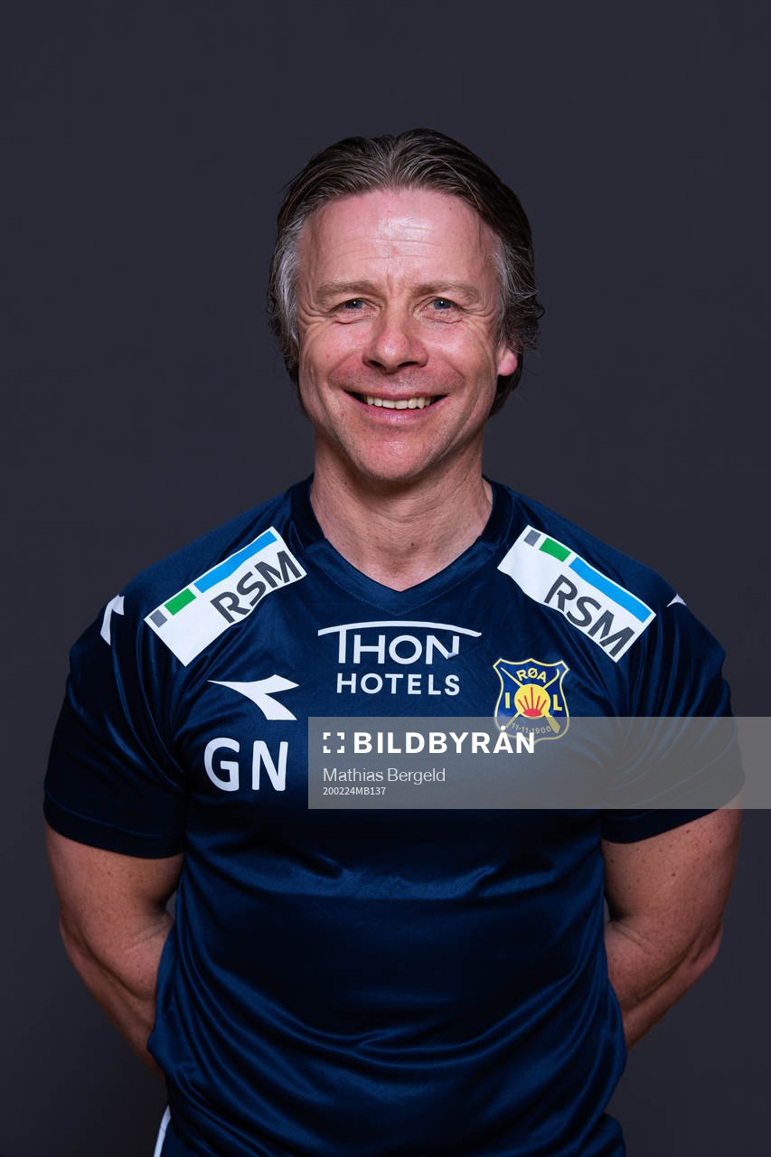 Geir Nordby, head coach of Røa, poses for a portrait
