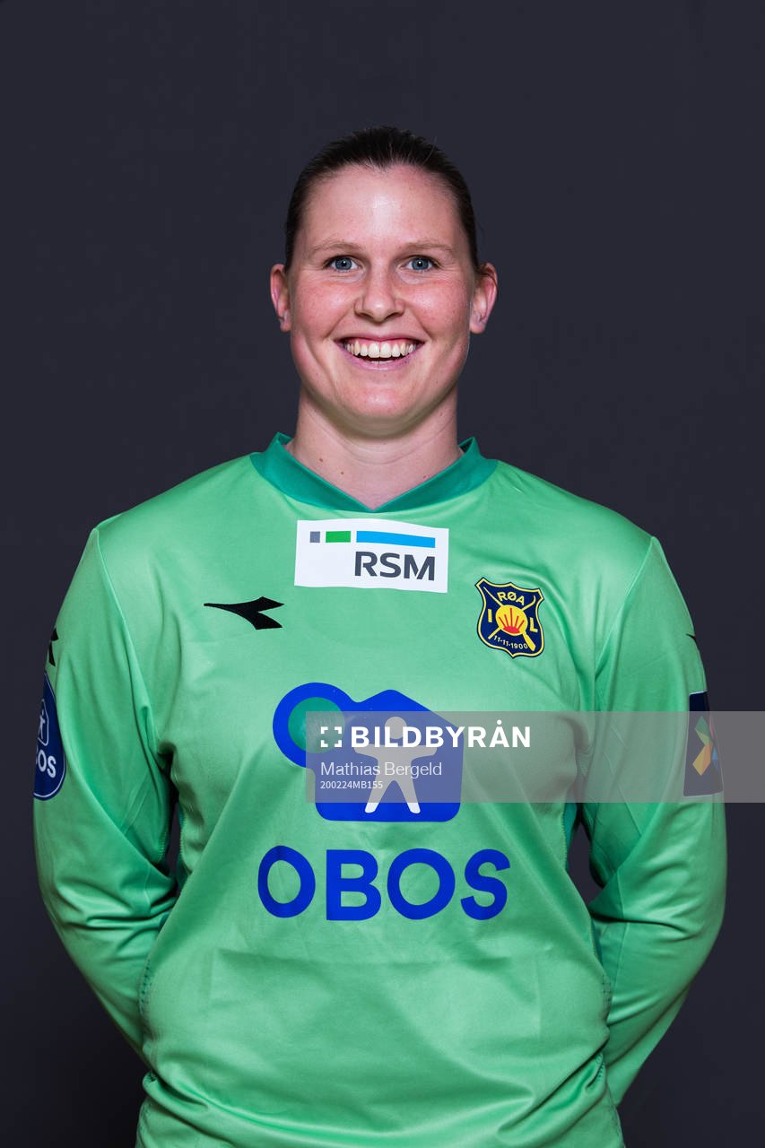 Goalkeeper Kirvill Odden Sundsfjord of Røa poses for a