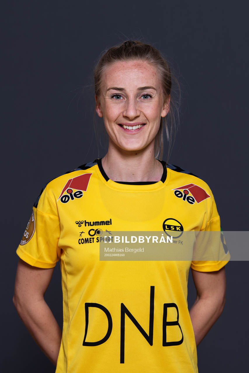 Anja Sønstevold of LSK Kvinner poses for a portrait
