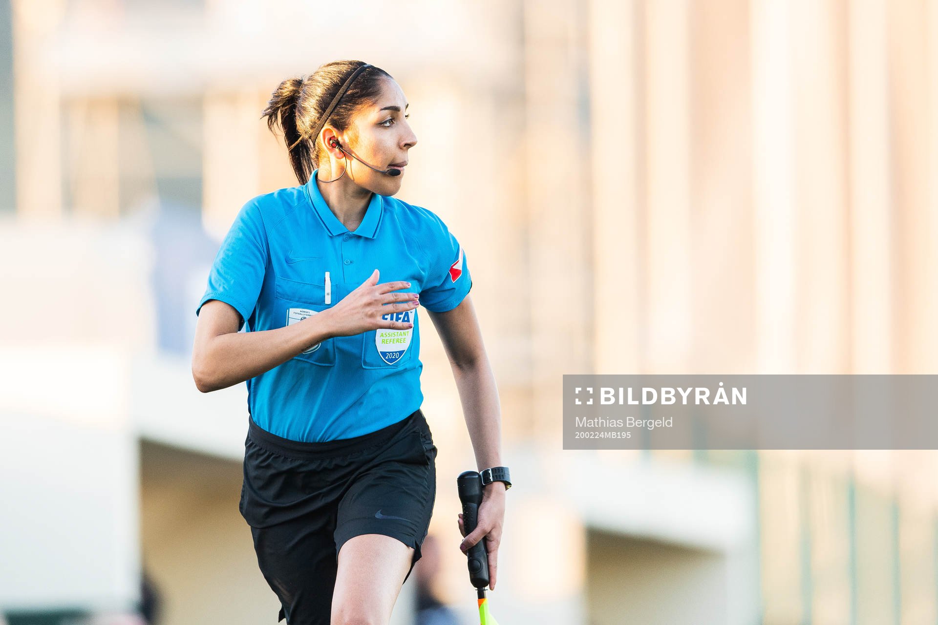 Assistant referee Sonia Khan