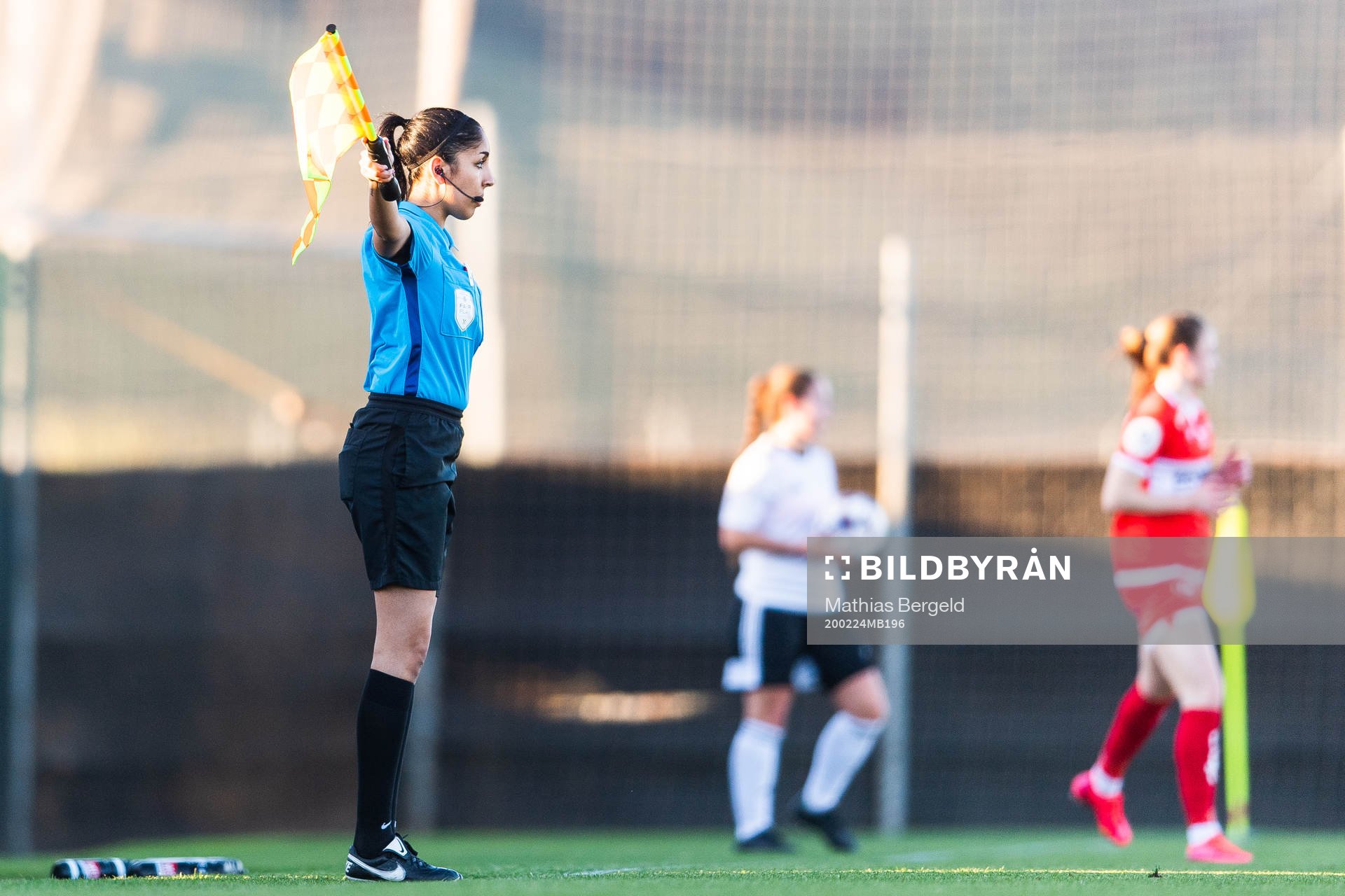 Assistant referee Sonia Khan