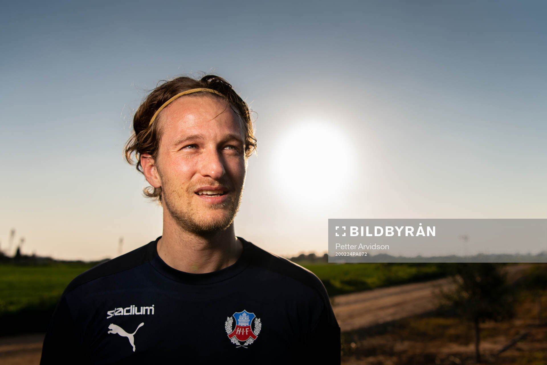 Målvakt Anders Lindegaard poserar för ett porträtt efter en träning med Helsingborg under ett träningsläger den 24 februari 2020 i Ayia Napa.