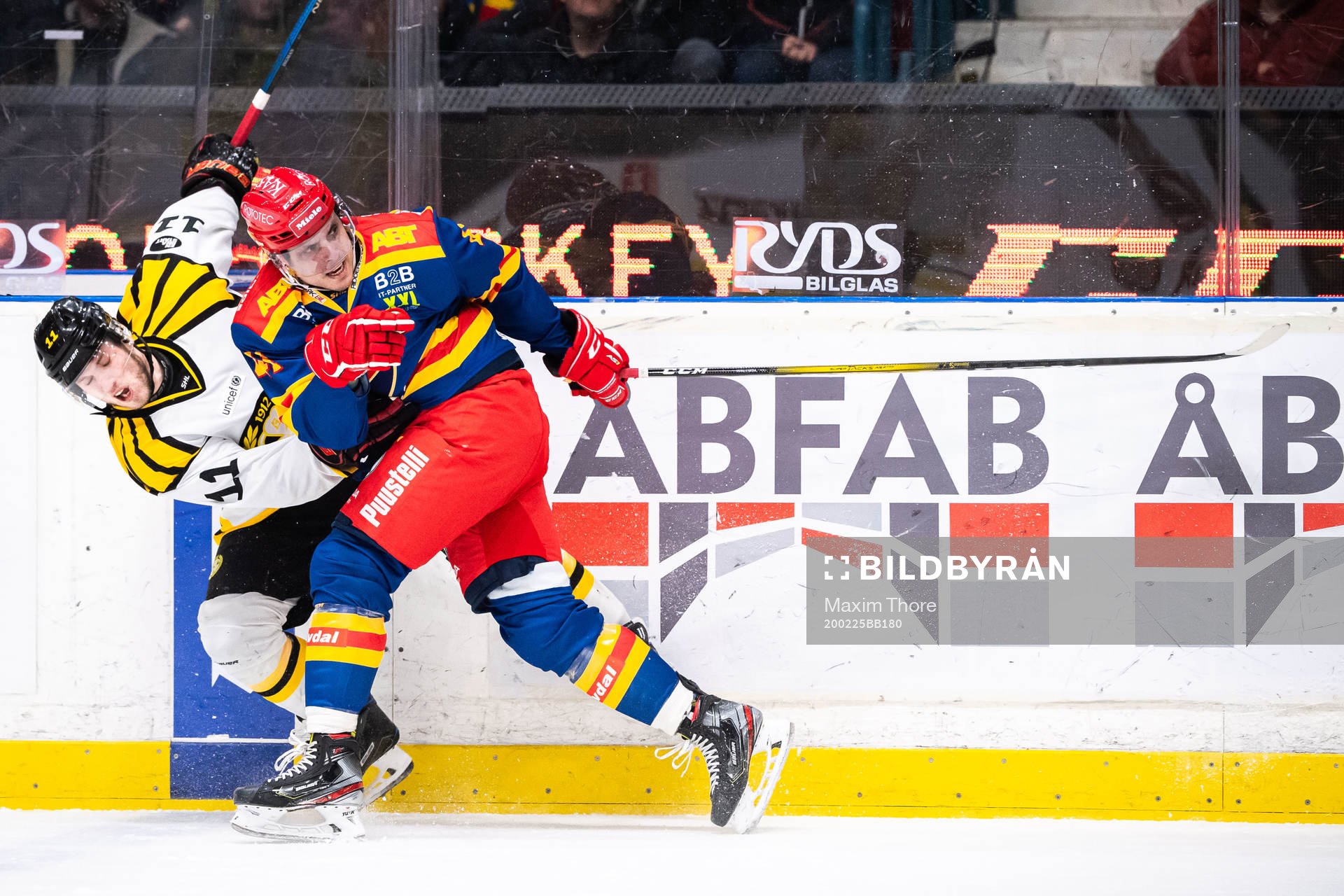 Brynäs Josef Ingman och Djurgårdens Daniel Widing