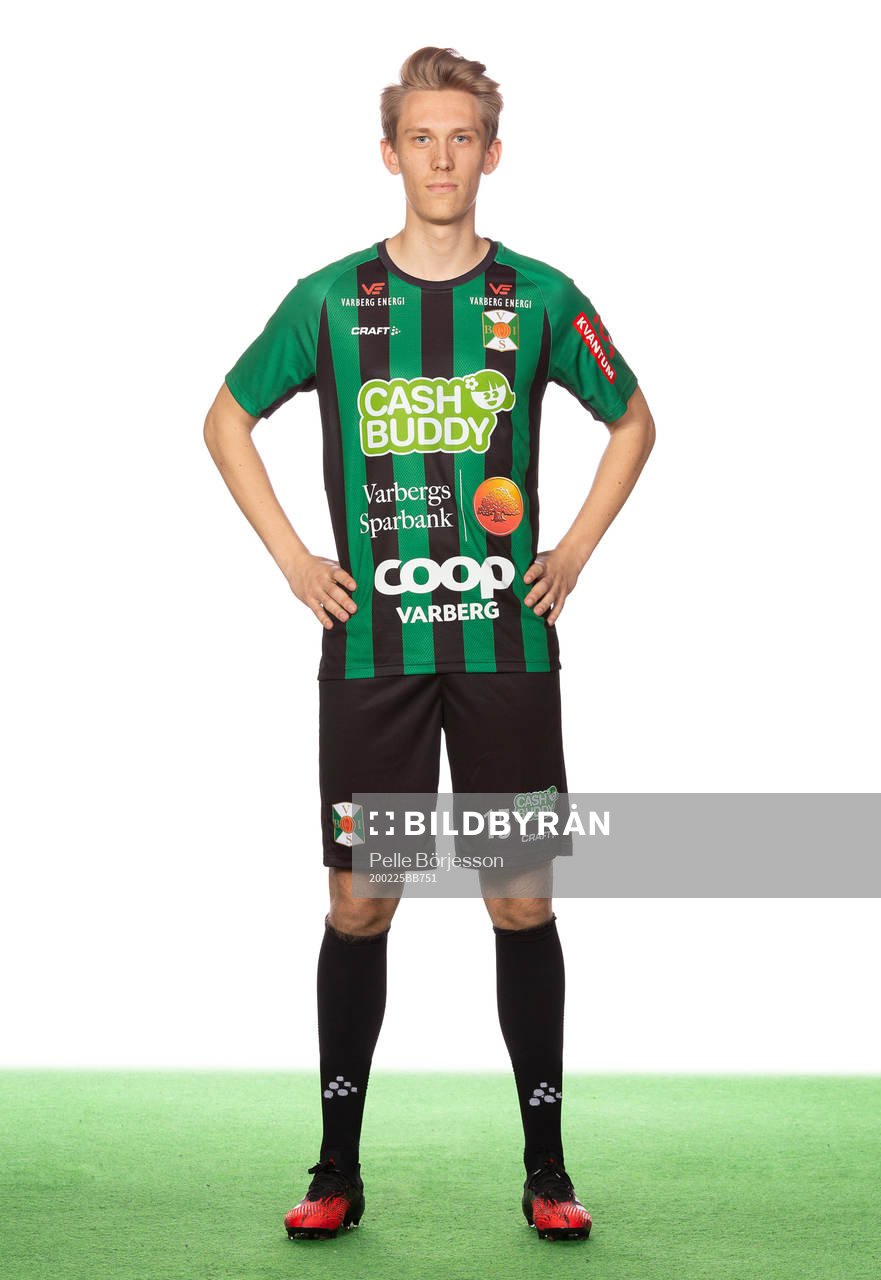 Varbergs Edwin Condrup poserar för ett porträtt den 25 februari 2020 i Varberg.