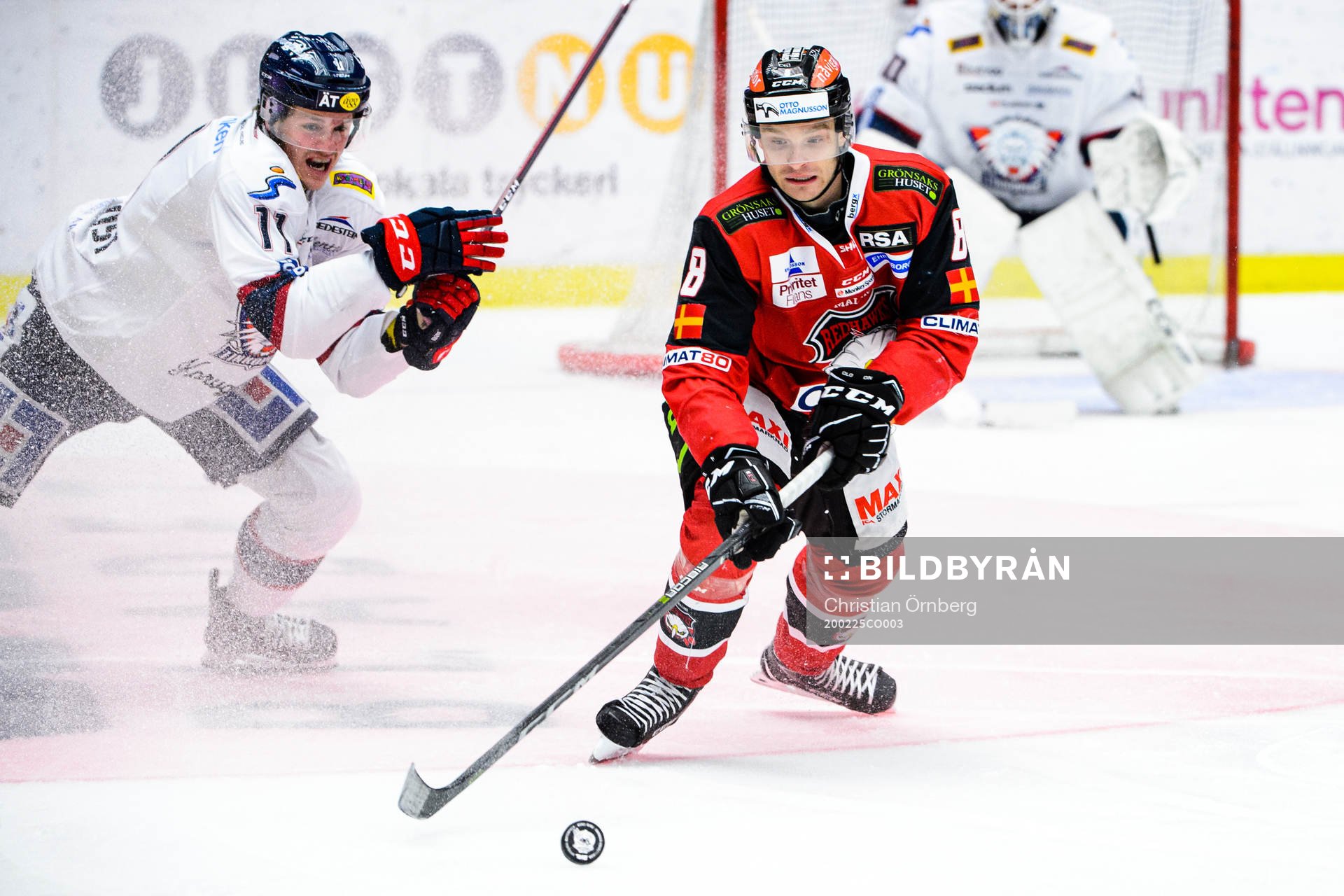 Malmö Redhawks Johan Olofsson och Linköpings Henrik