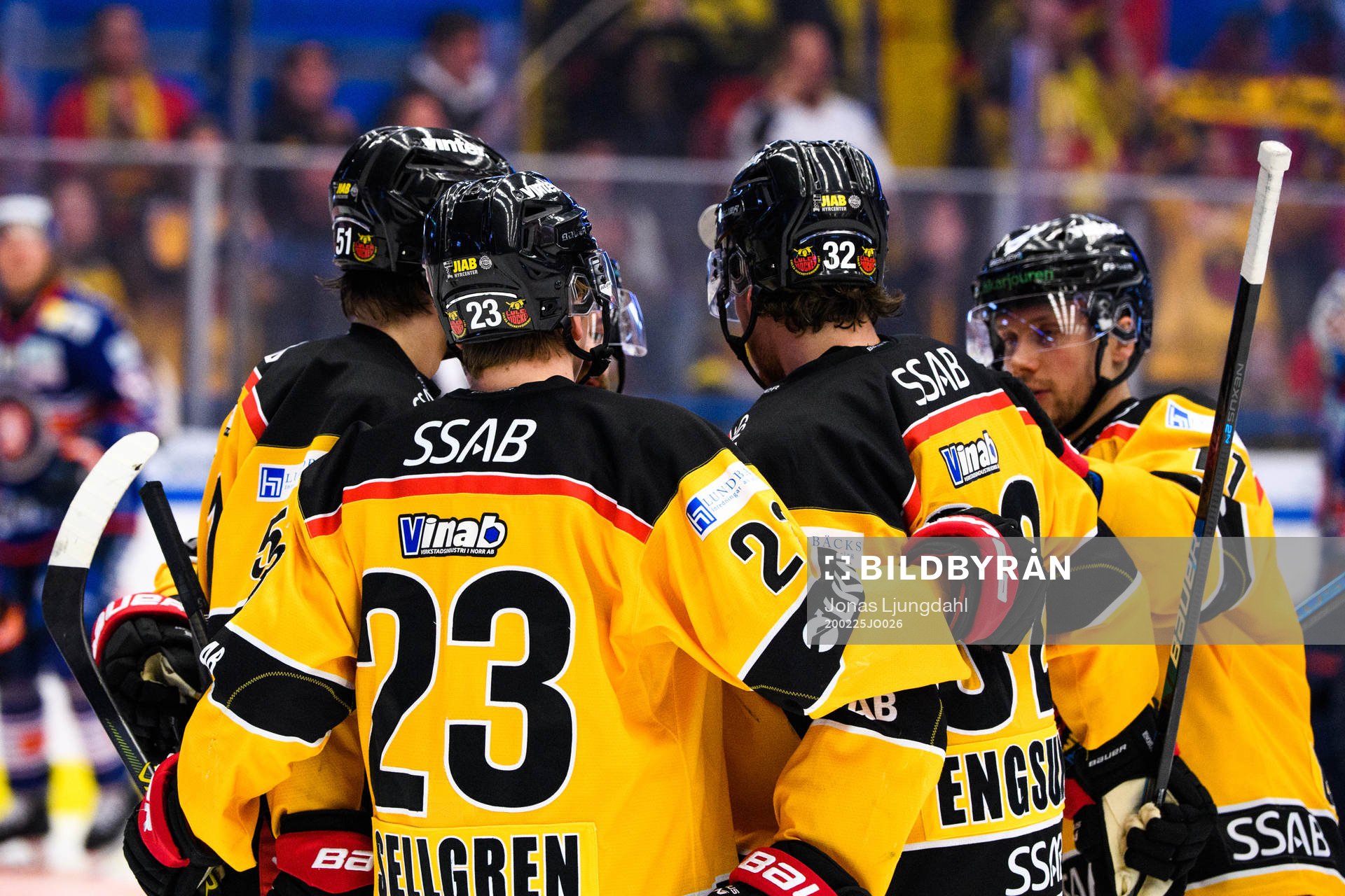 Luleås spelare jublar