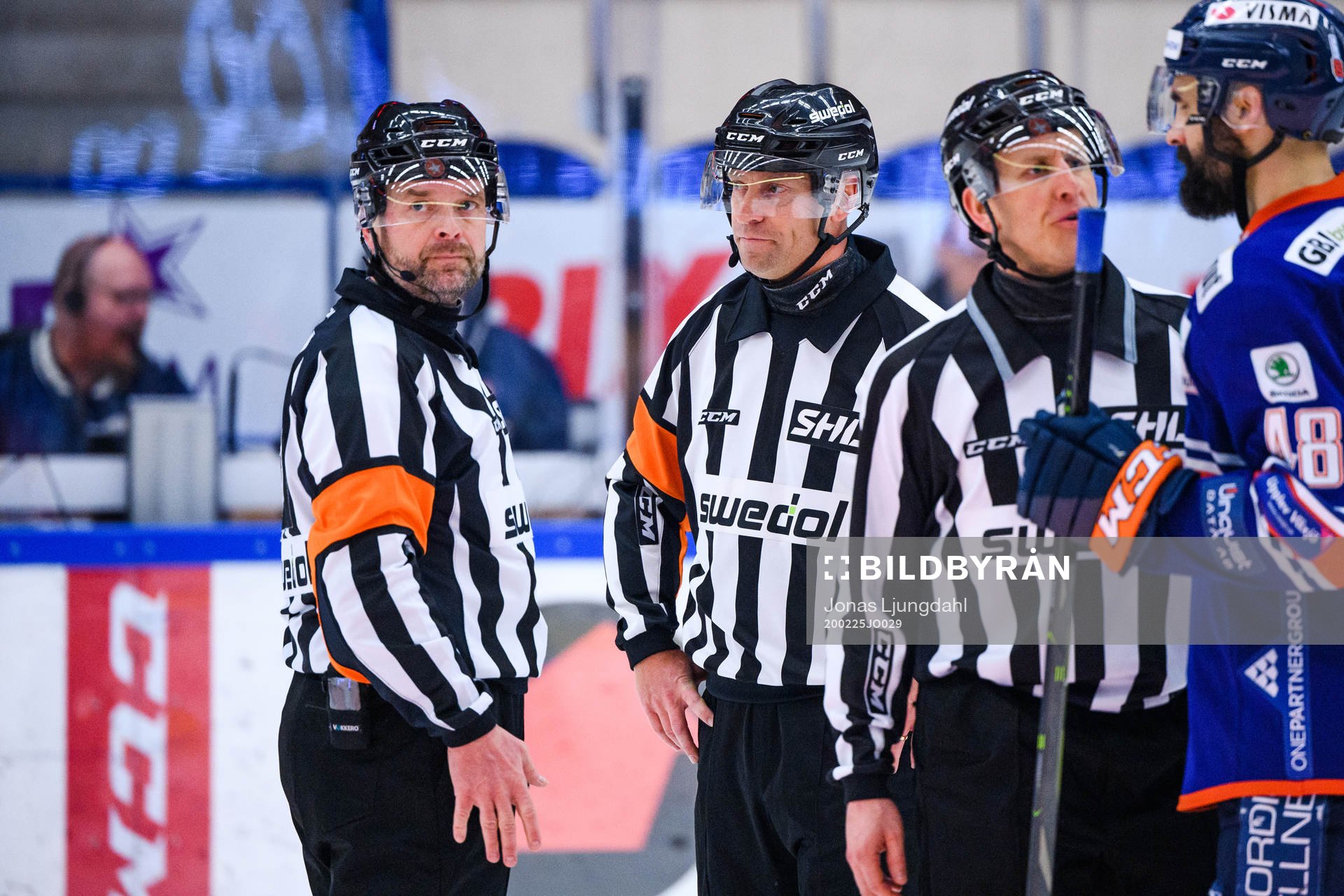 Domare Sören Persson och Patrik Sjöberg