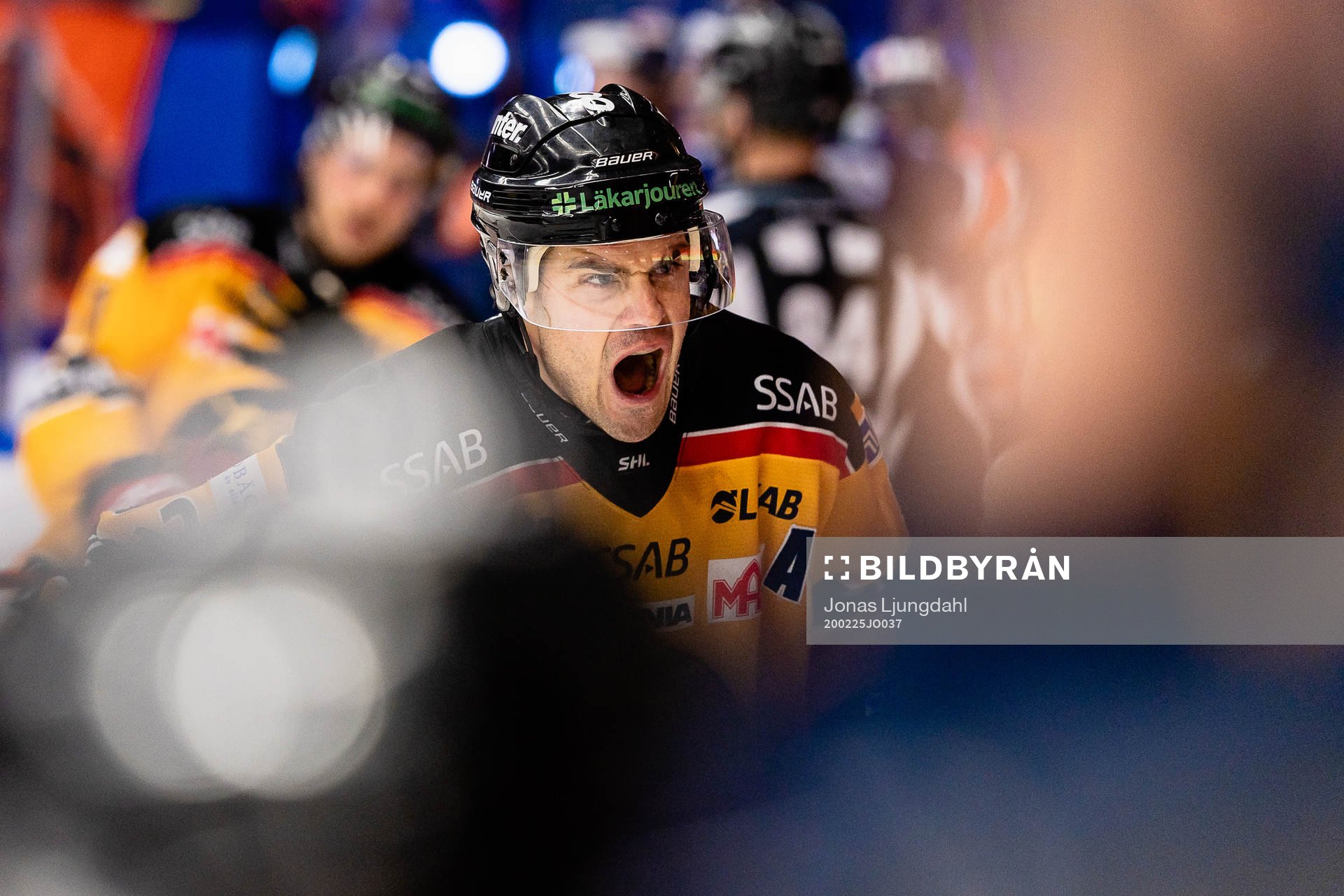 Luleås Karl Fabricius visar känslor