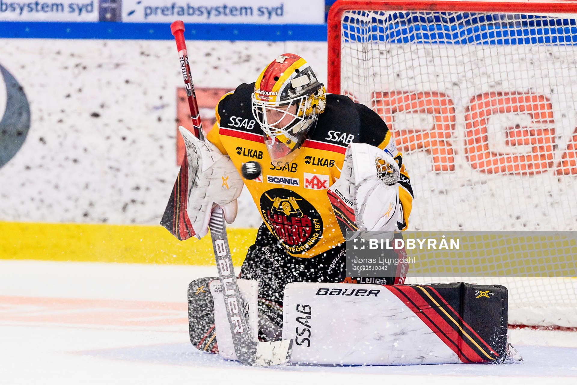 Luleås målvakt Joel Lassinantti