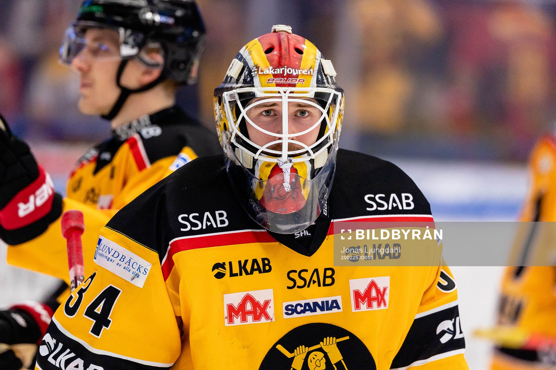 Luleås målvakt Joel Lassinantti