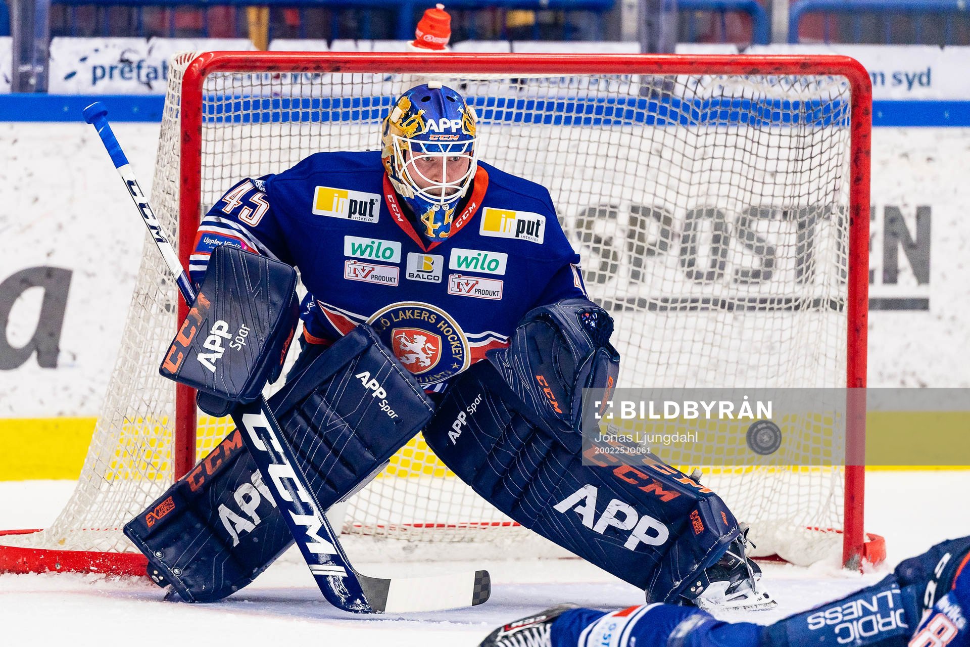 Växjös målvakt Viktor Andrén