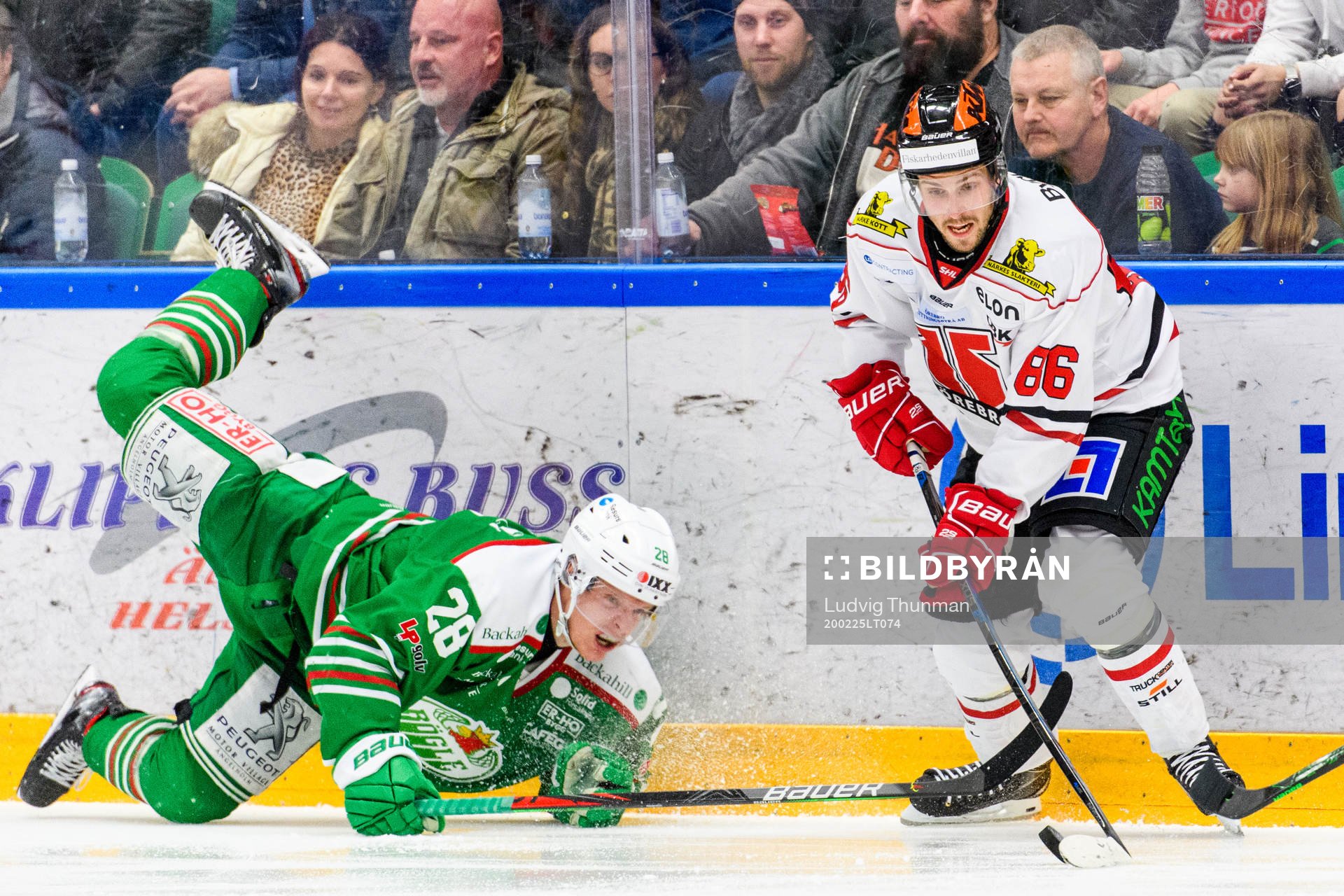 Rögles Anton Bengtsson och Örebros Mathias Bromé
