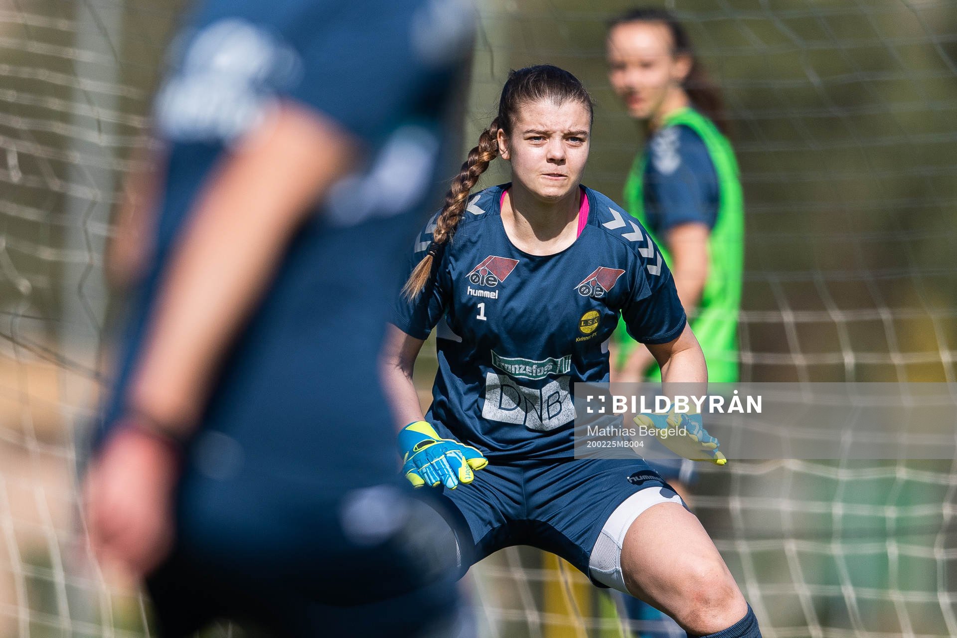 Goalkeeper Idun-Kristine Jørgensen of LSK Kvinner