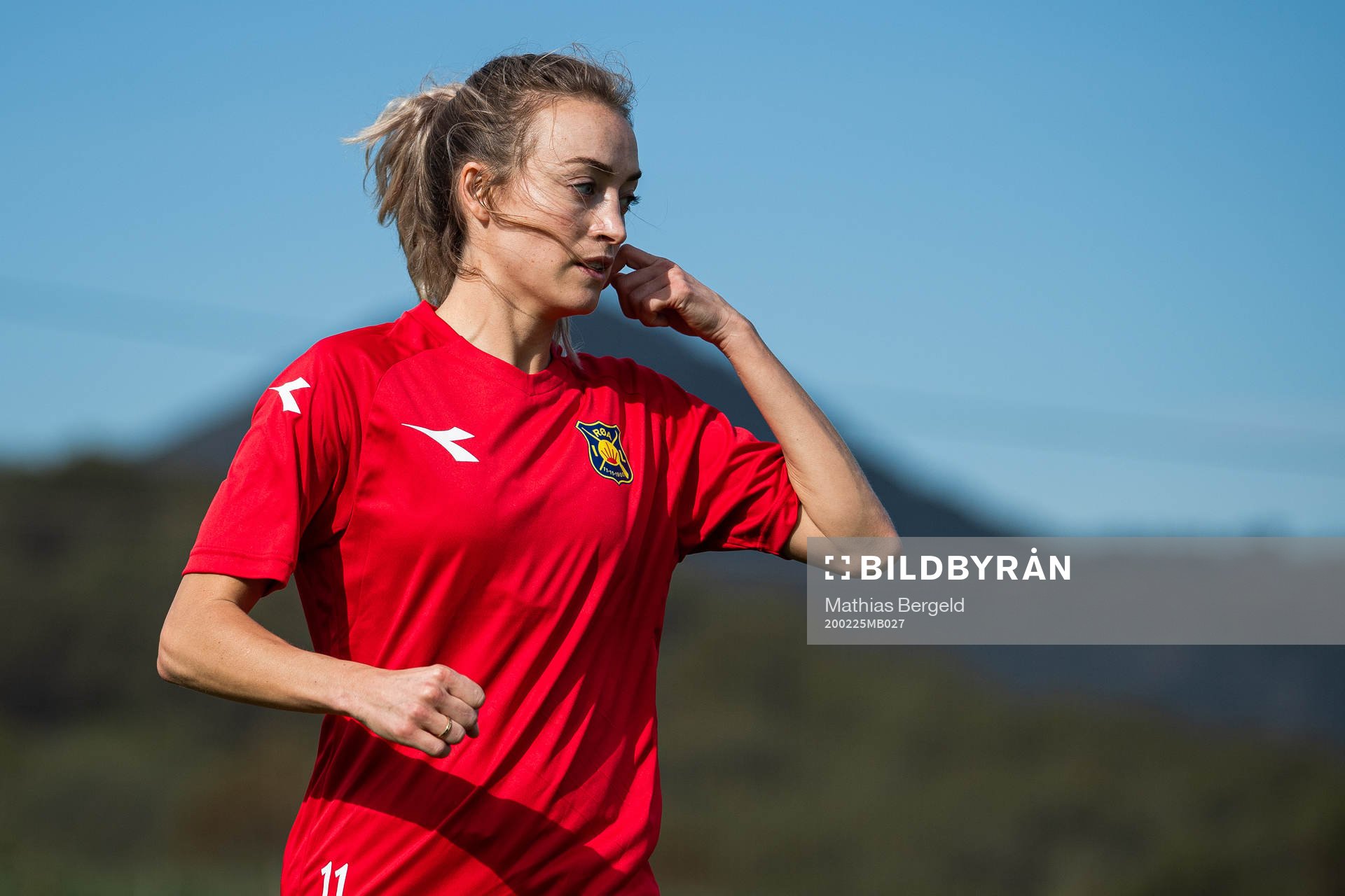 Hanna Terry of Røa during a training session at the Toppserien pre-season camp on February 25, 2020 in La Manga.