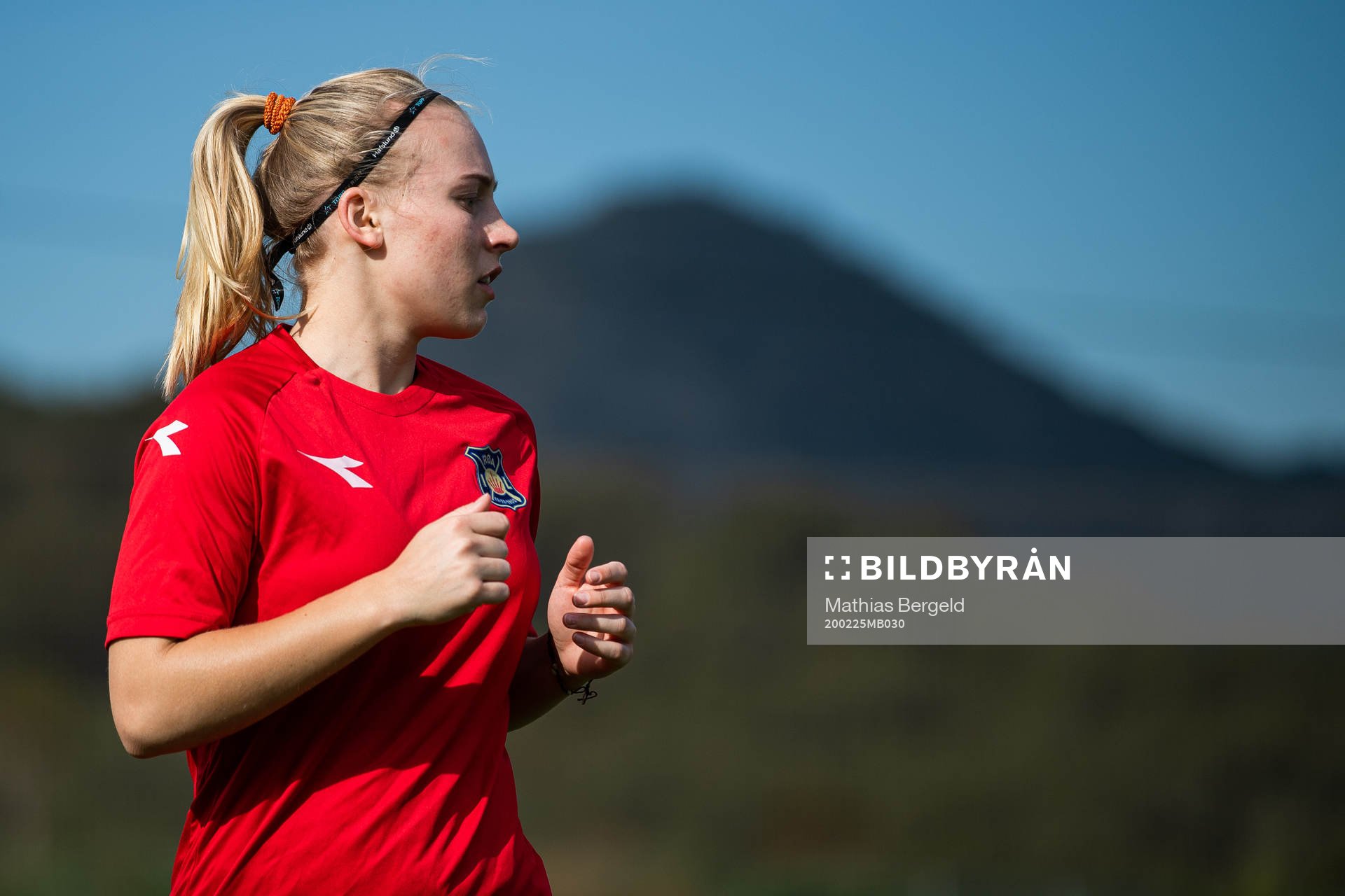 Vilde Gullhaug Birkeli of Røa during a training session at the Toppserien pre-season camp on February 25, 2020 in La Manga.