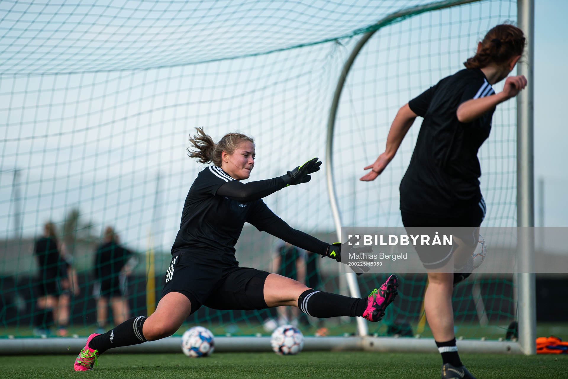 Goalkeeper Birthe Emilie Christiansen of Rosenborg