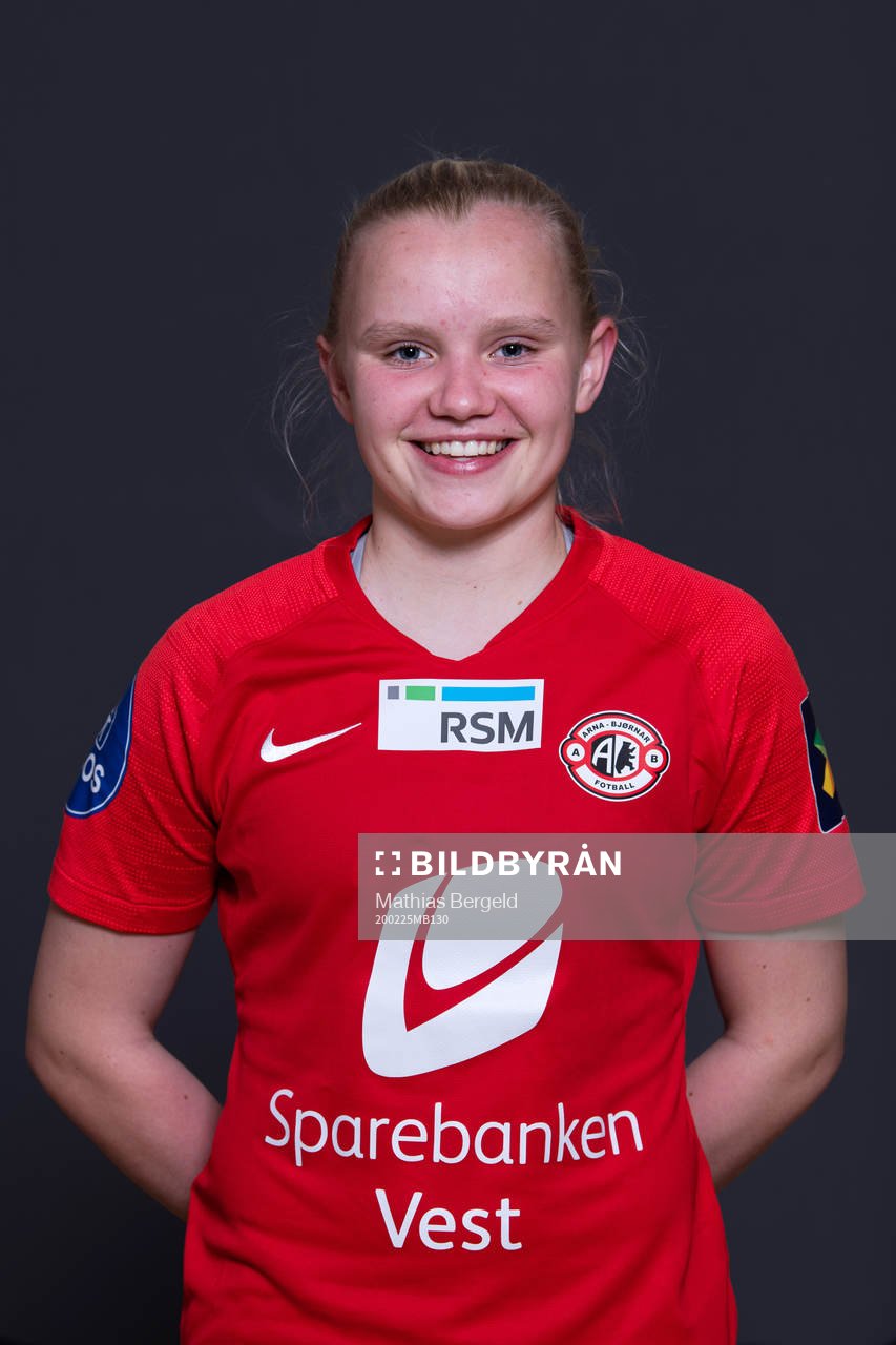Linnea Laupstad of Arna-Bjørnar poses for a portrait