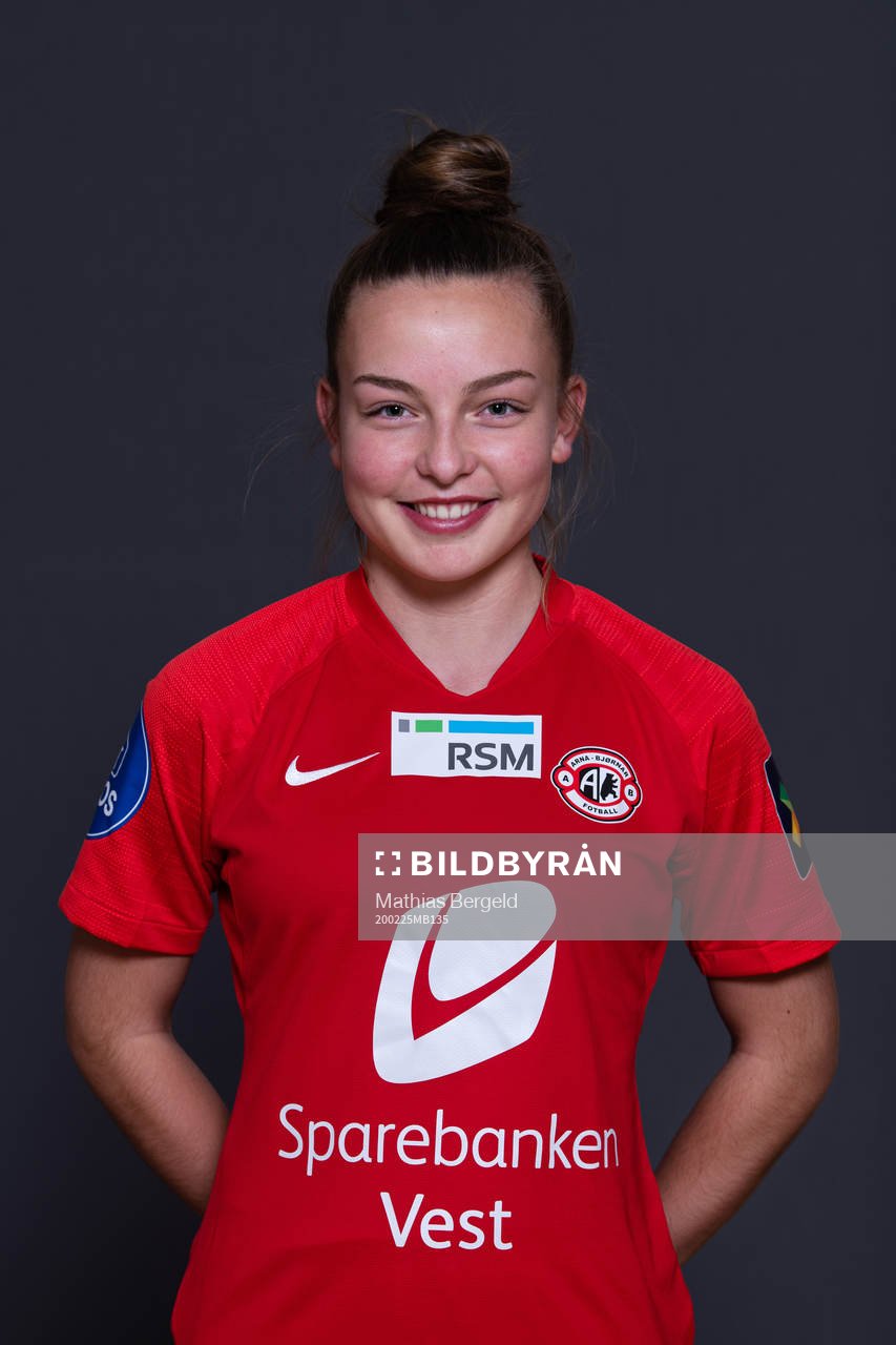 Ingrid Jåstad of Arna-Bjørnar poses for a portrait on February 25, 2020 in La Manga.