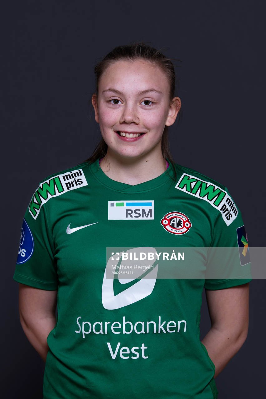 Goalkeeper Andrea Kvamme of Arna-Bjørnar poses for a portrait on February 25, 2020 in La Manga.