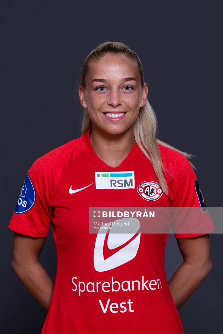 Rikke Nygard of Arna-Bjørnar poses for a portrait