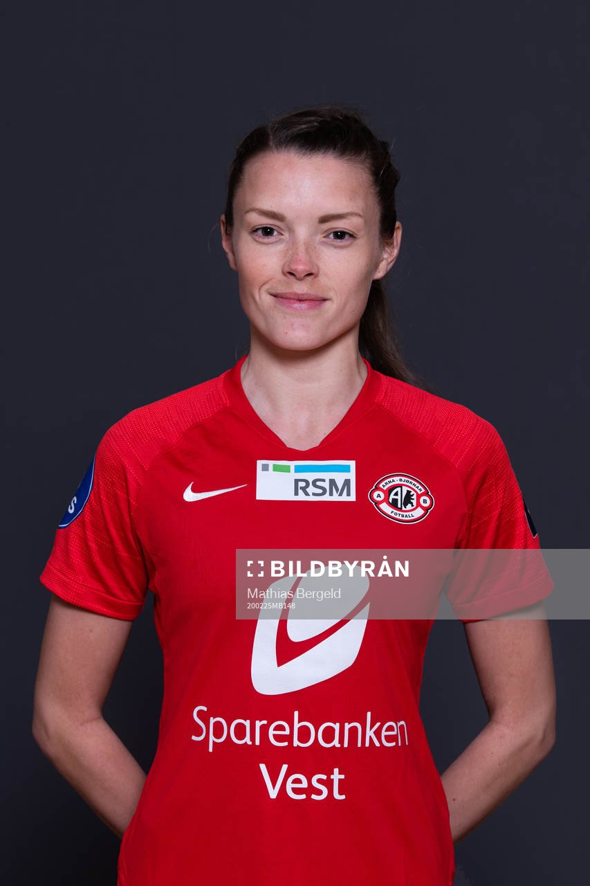 Kristin Risnes of Arna-Bjørnar poses for a portrait