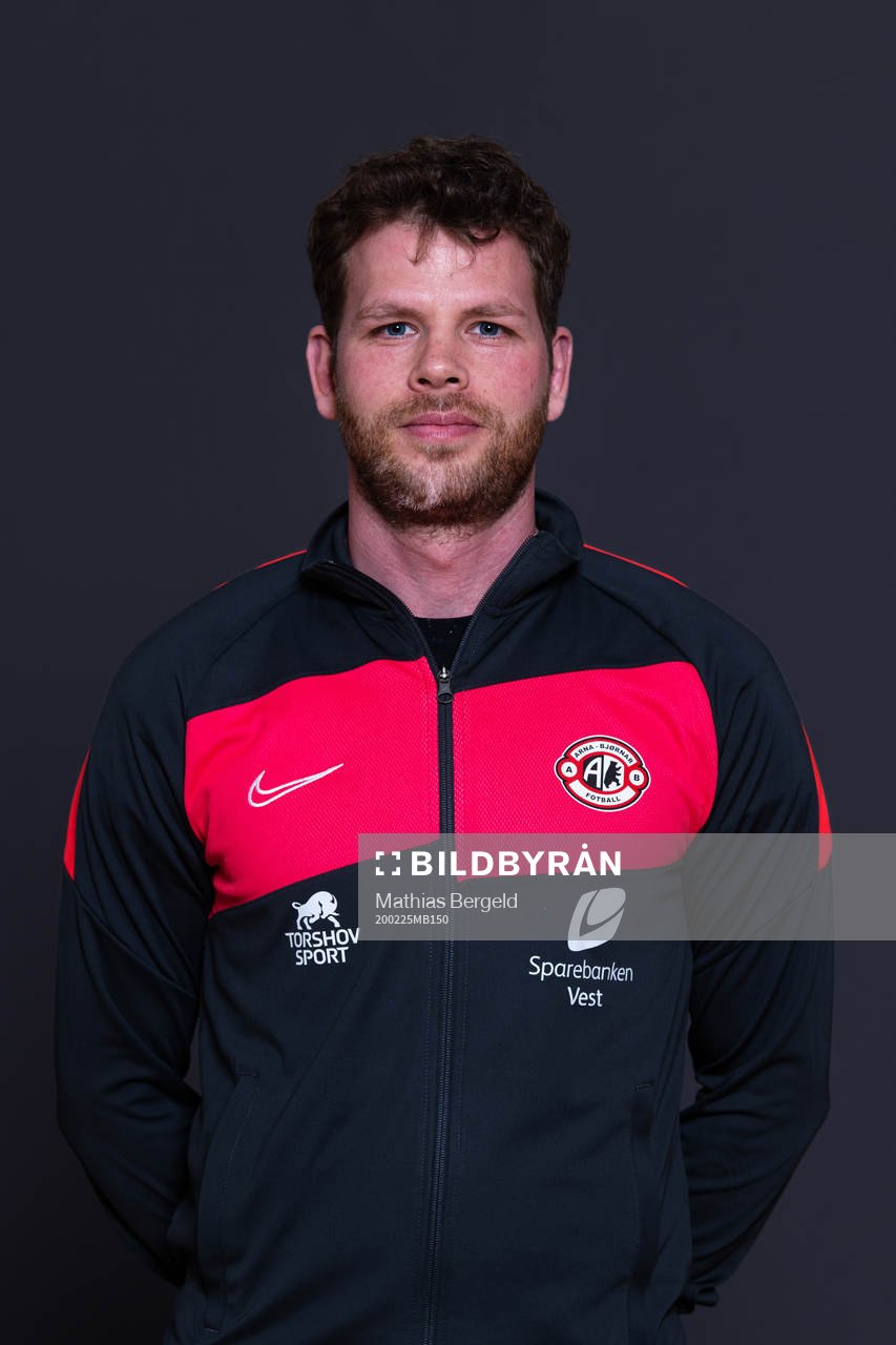 Søren Klausen, physio of Arna-Bjørnar, poses for a