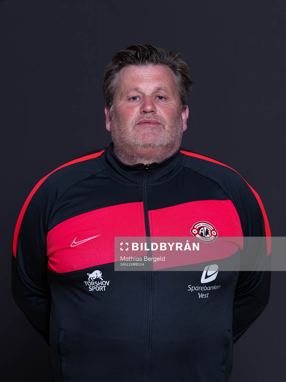 Stein Arve Lone of Arna-Bjørnar poses for a portrait
