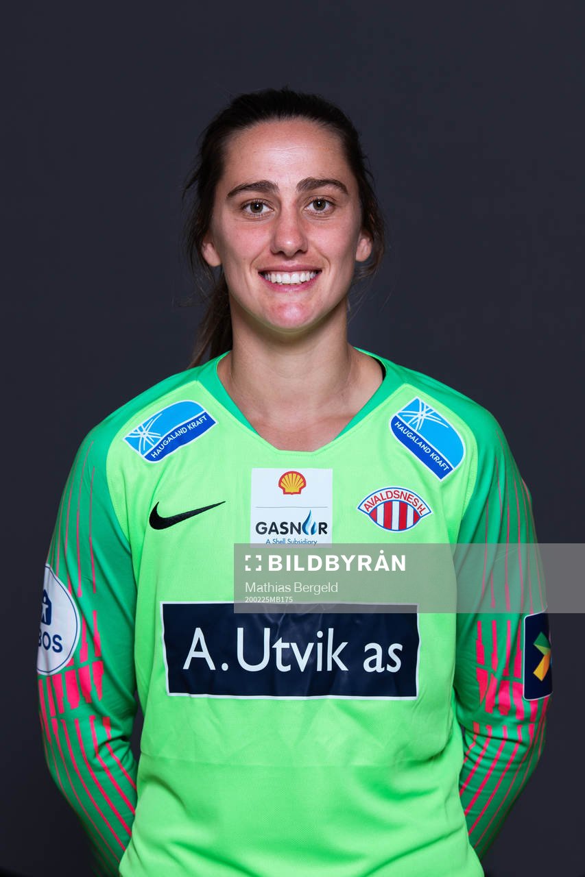 Goalkeeper Victoria Esson of Avaldsnes poses for a portrait