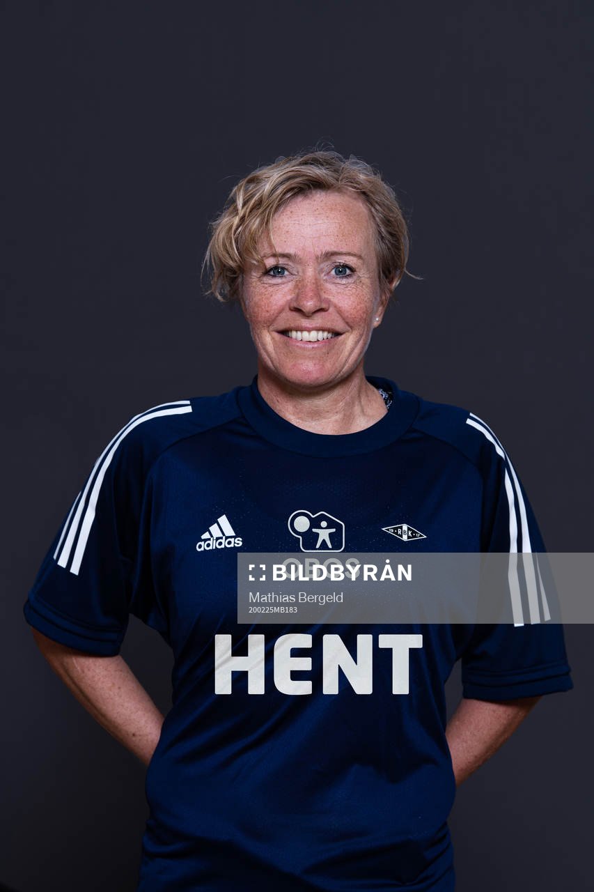 Gunnvor Halmøy, physical coach of Rosenborg, poses for a