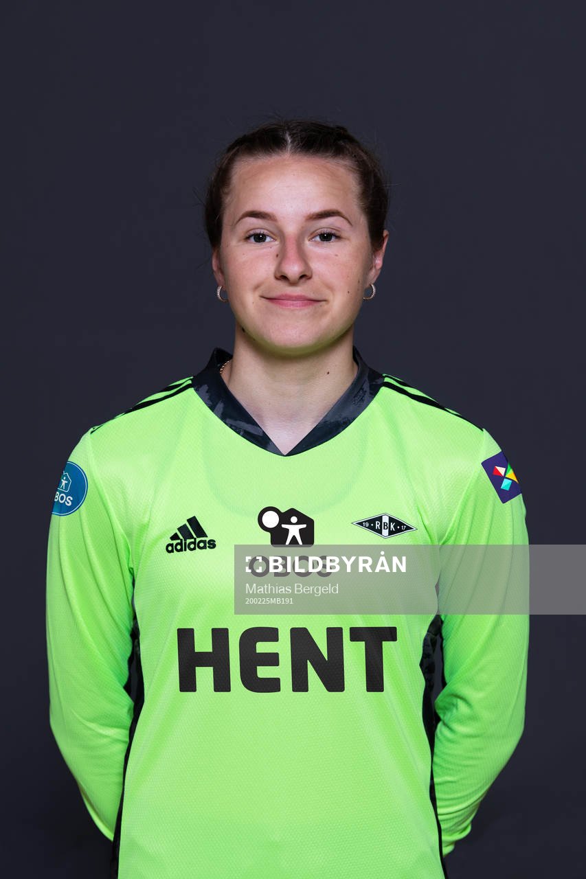 Goalkeeper Rugile Maria Rulyte of Rosenborg poses for a