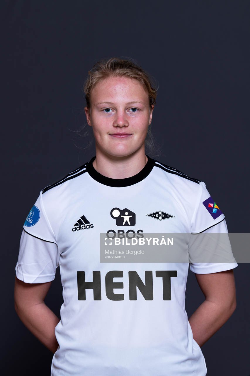 Karoline Nagelhus Hernes of Rosenborg poses for a portrait