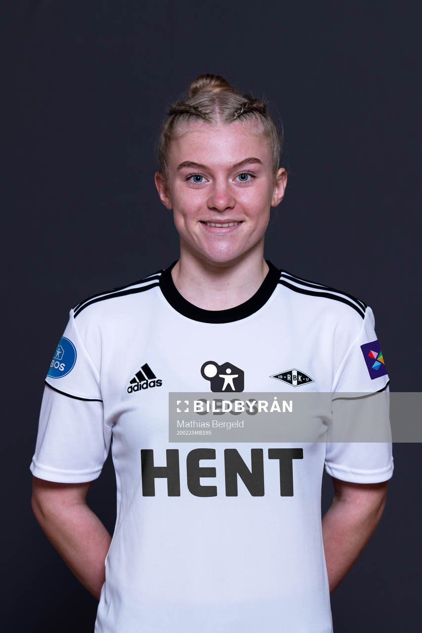 Siri Oline Berg-Johansen of Rosenborg poses for a portrait