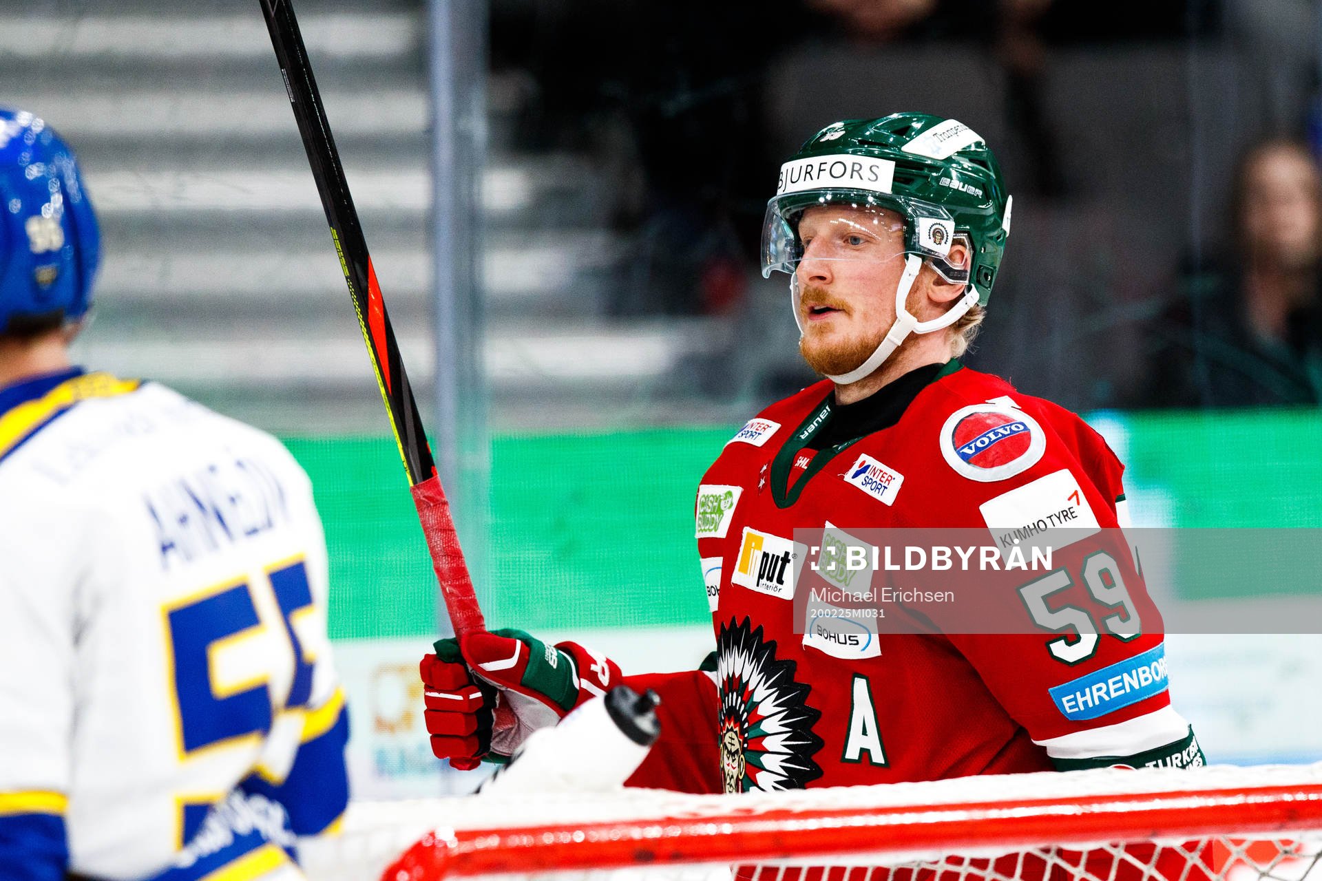 Frölundas Simon Hjalmarsson jublar