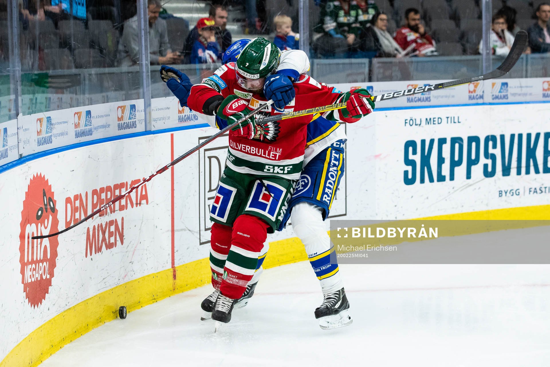 Frölundas Karl Stollery och Leksands Filip Johansson