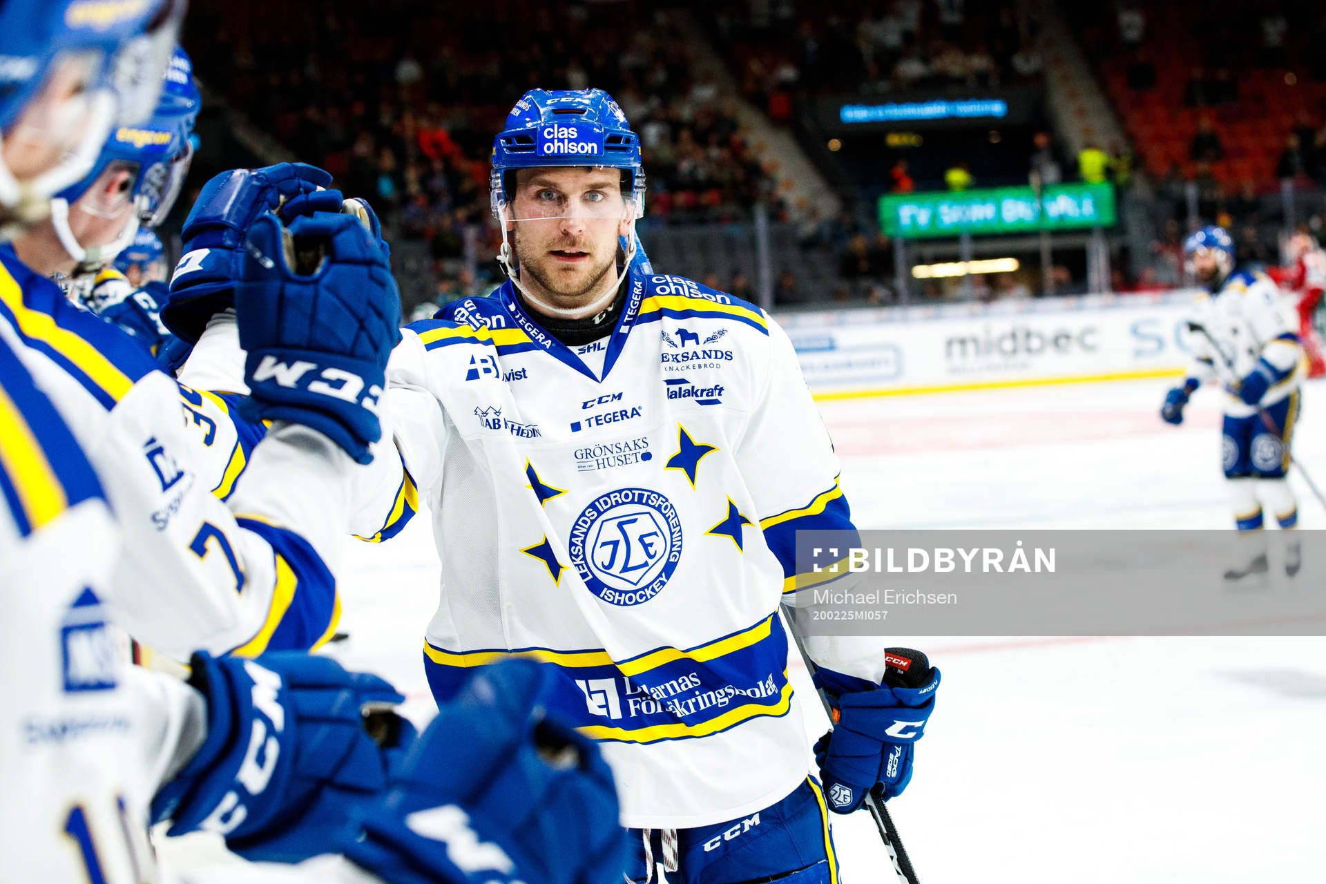 Leksands Daniel Gunnarsson jublar