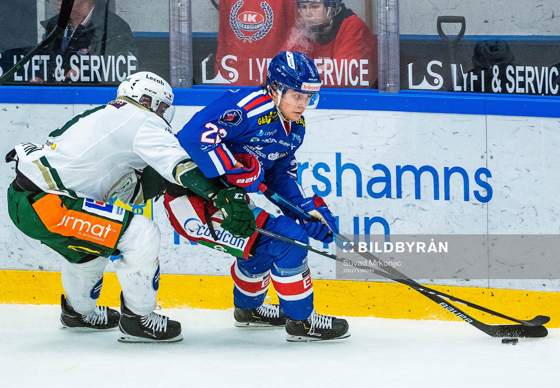 Oskarshamns John Dahlström och Färjestads Jens Westin