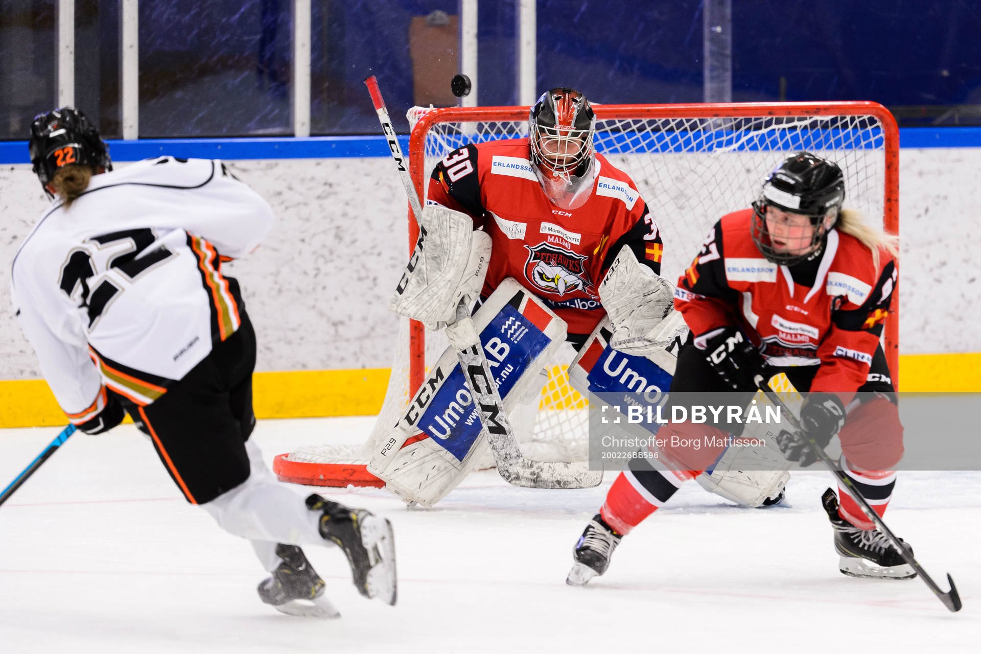 Malmö Redhawks målvakt Lisa Sellberg Jensen
