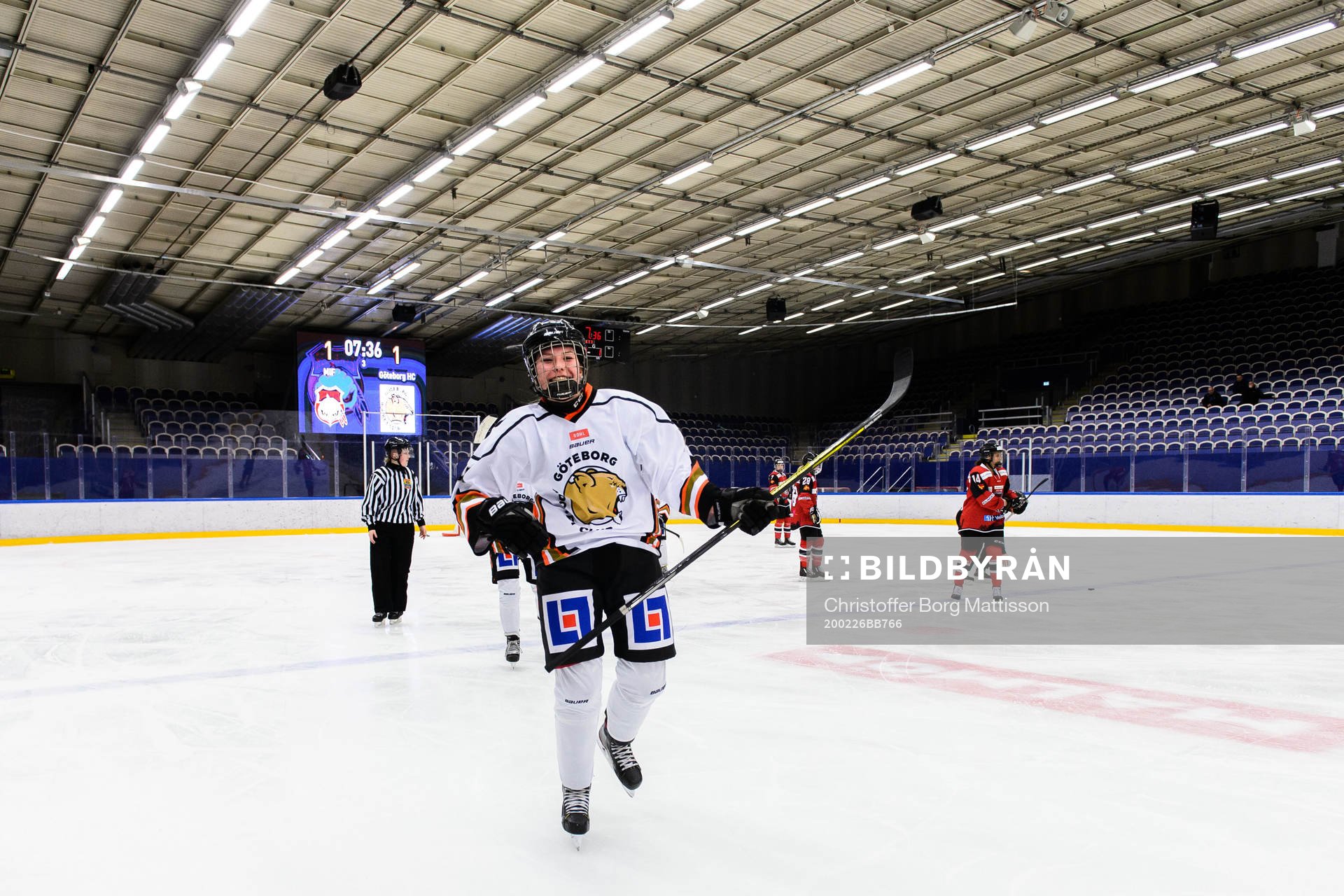 Göteborgs Elin Svensson jublar
