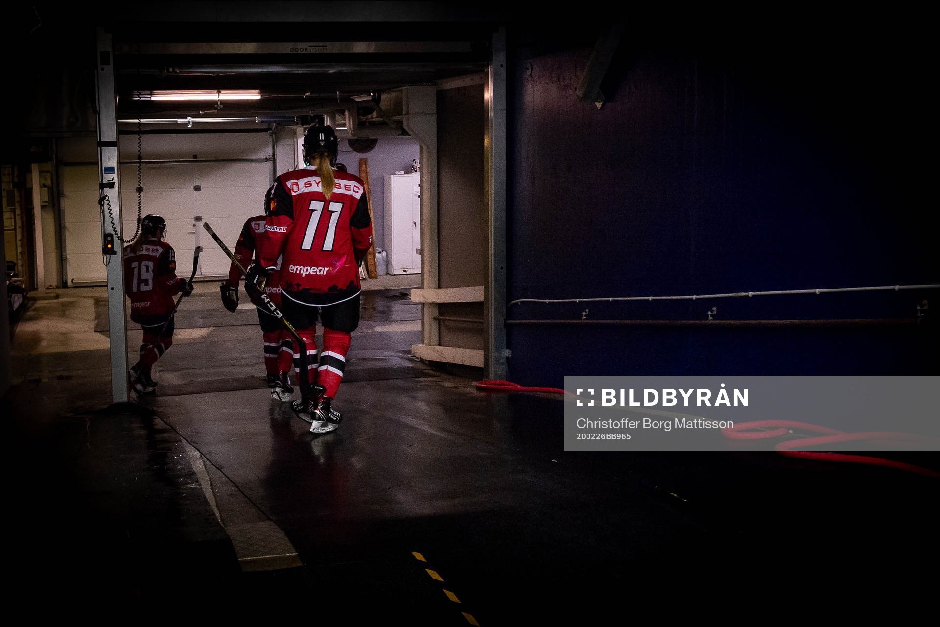 Malmö Redhawks spelare deppar