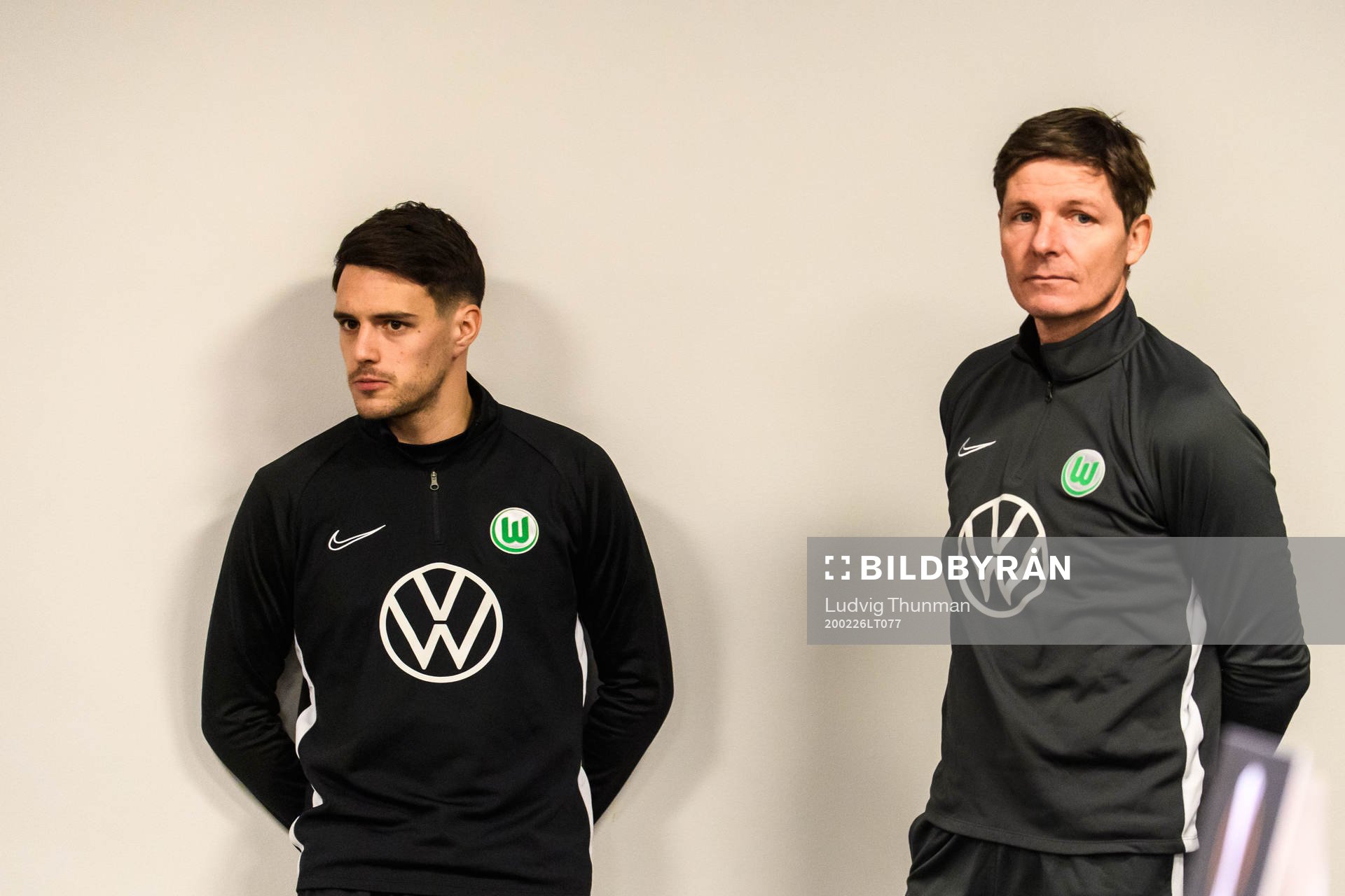 Josip Brekalo and Oliver Glasner, head coach